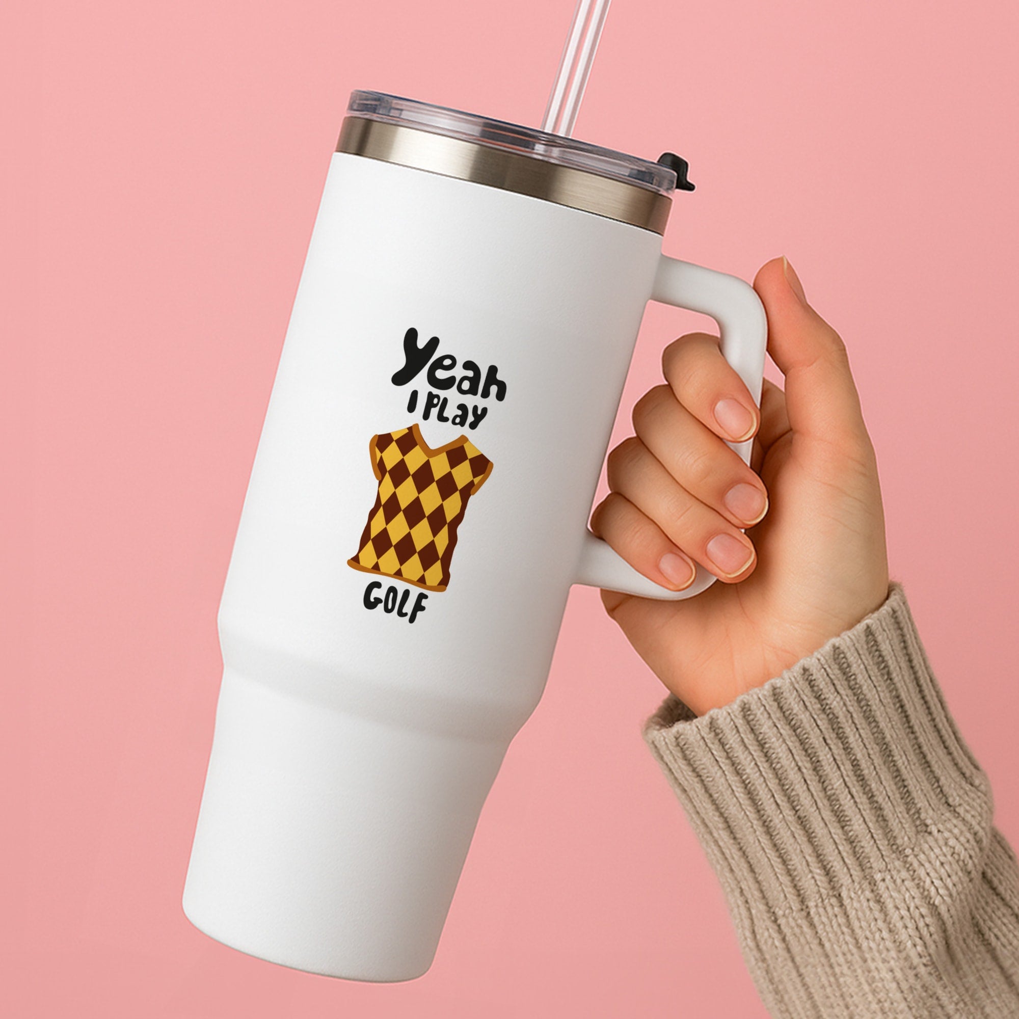 Yeah I play golf - Golf Tumbler