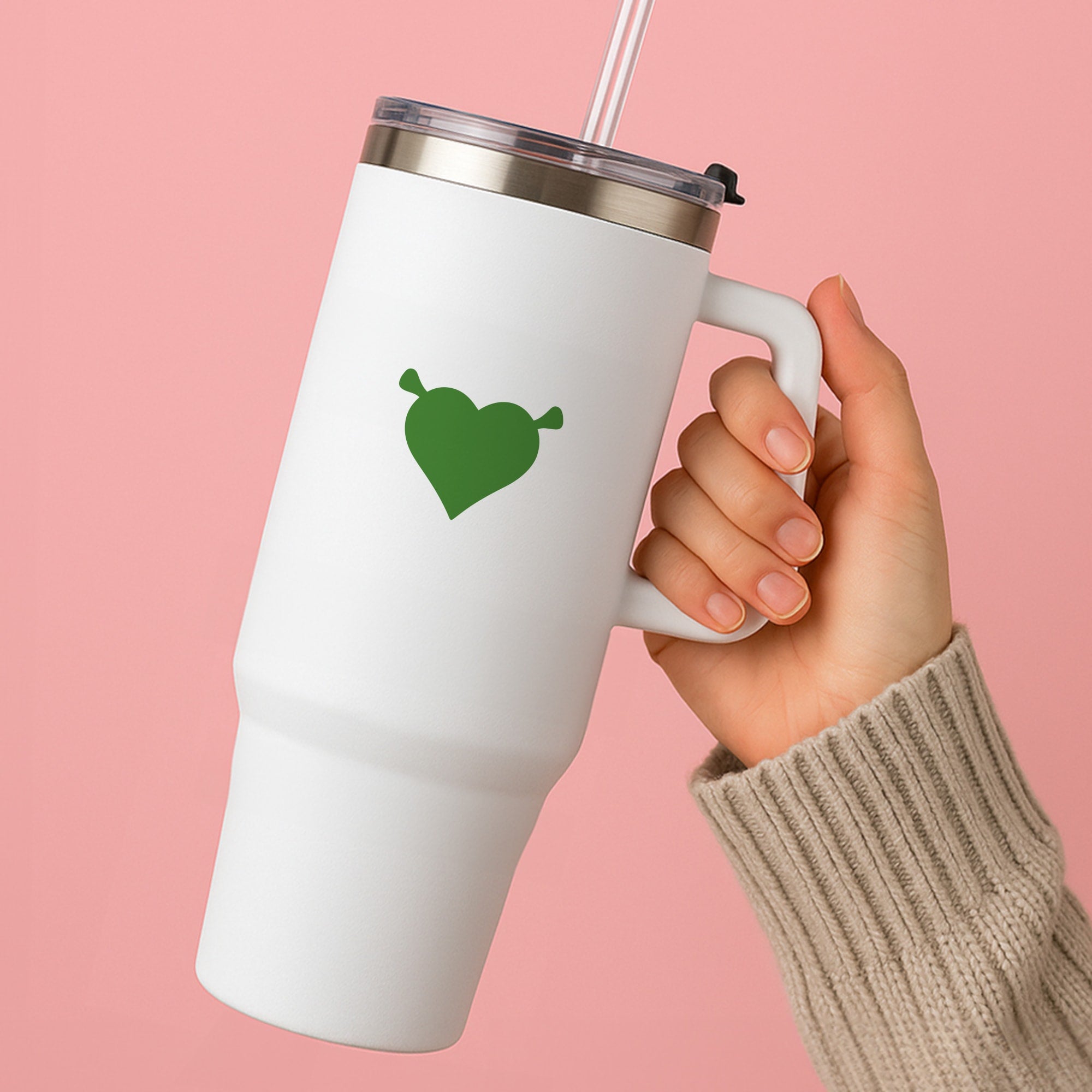 Green Ogre Heart Tumbler