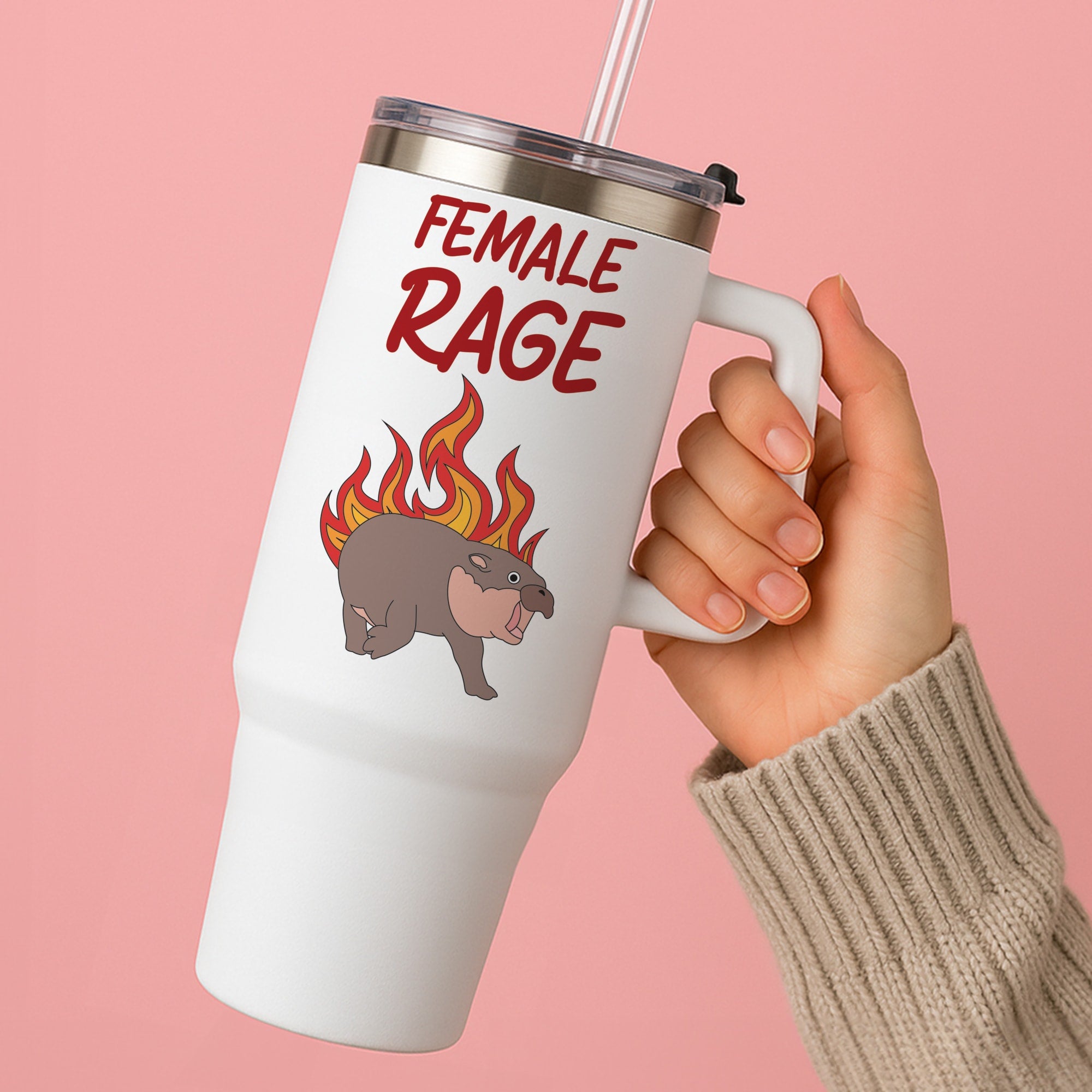 Female Rage Tumbler