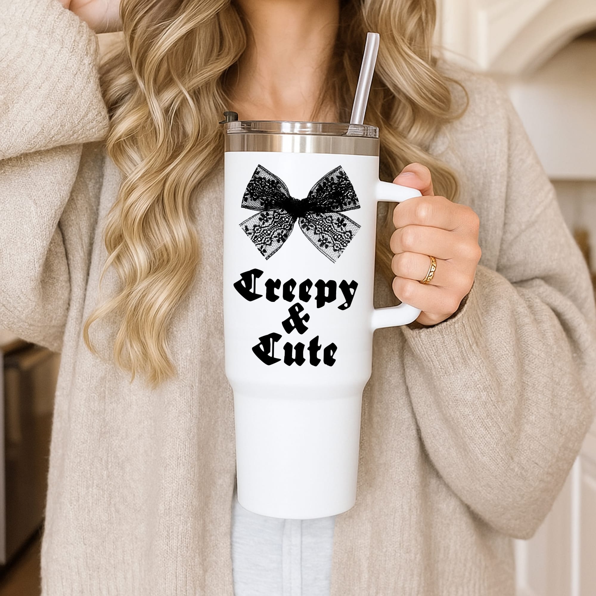 Creepy And Cute Coquette Tumbler