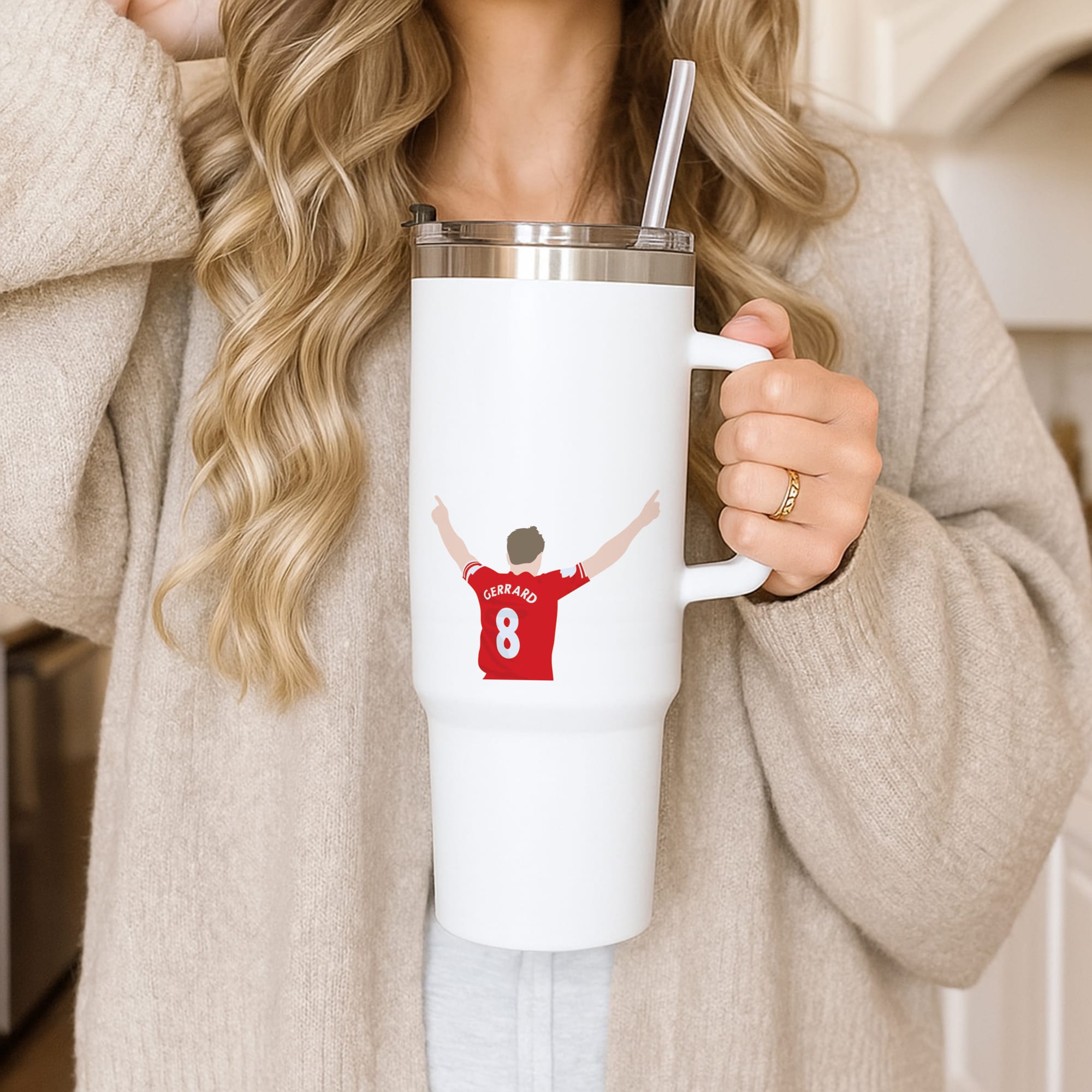 Gerrard - Football Tumbler