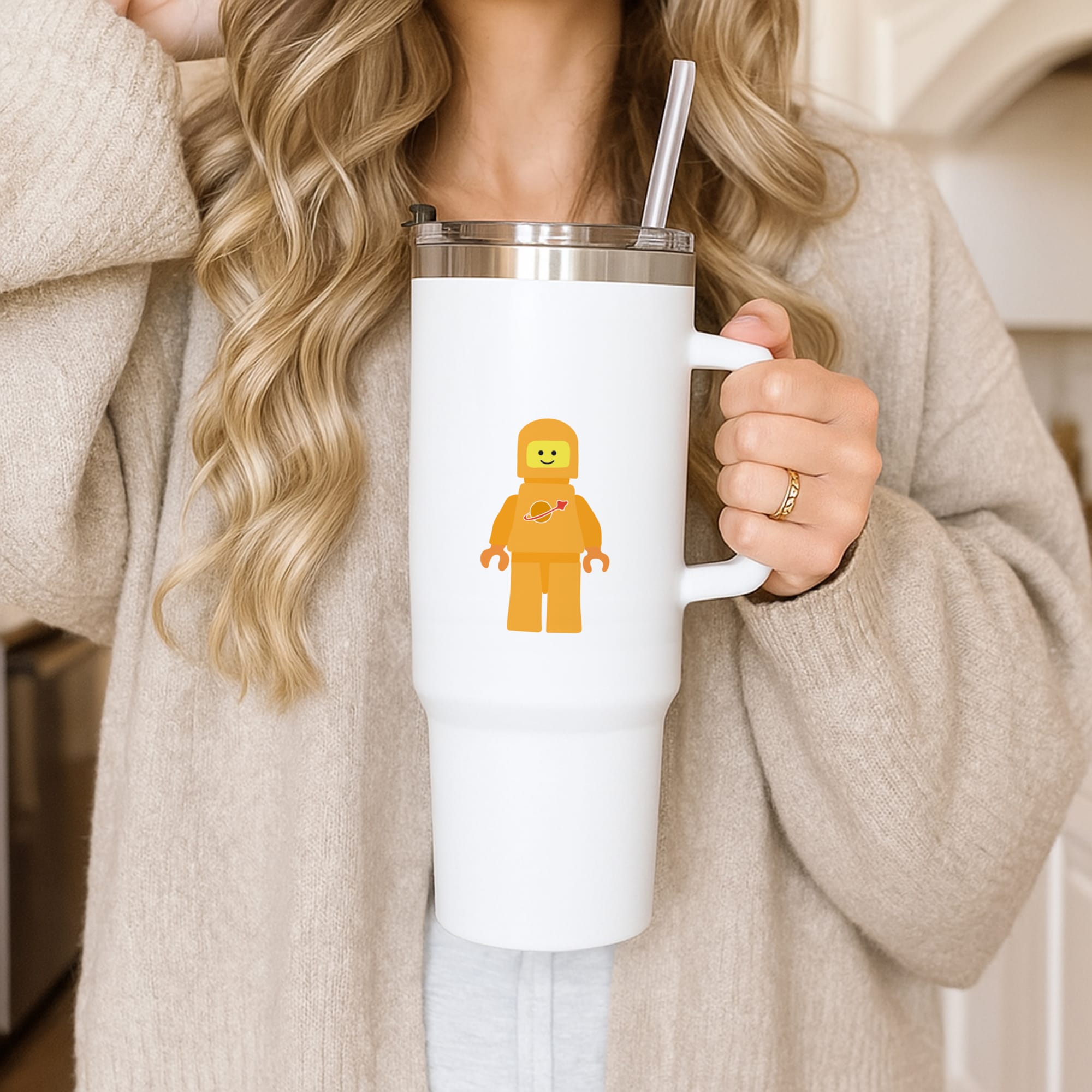 Astronaut - Bricks Tumbler