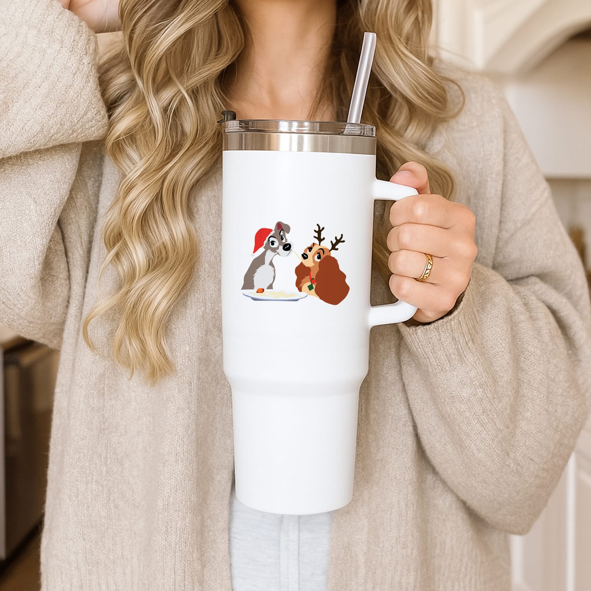Christmas Lady Tumbler