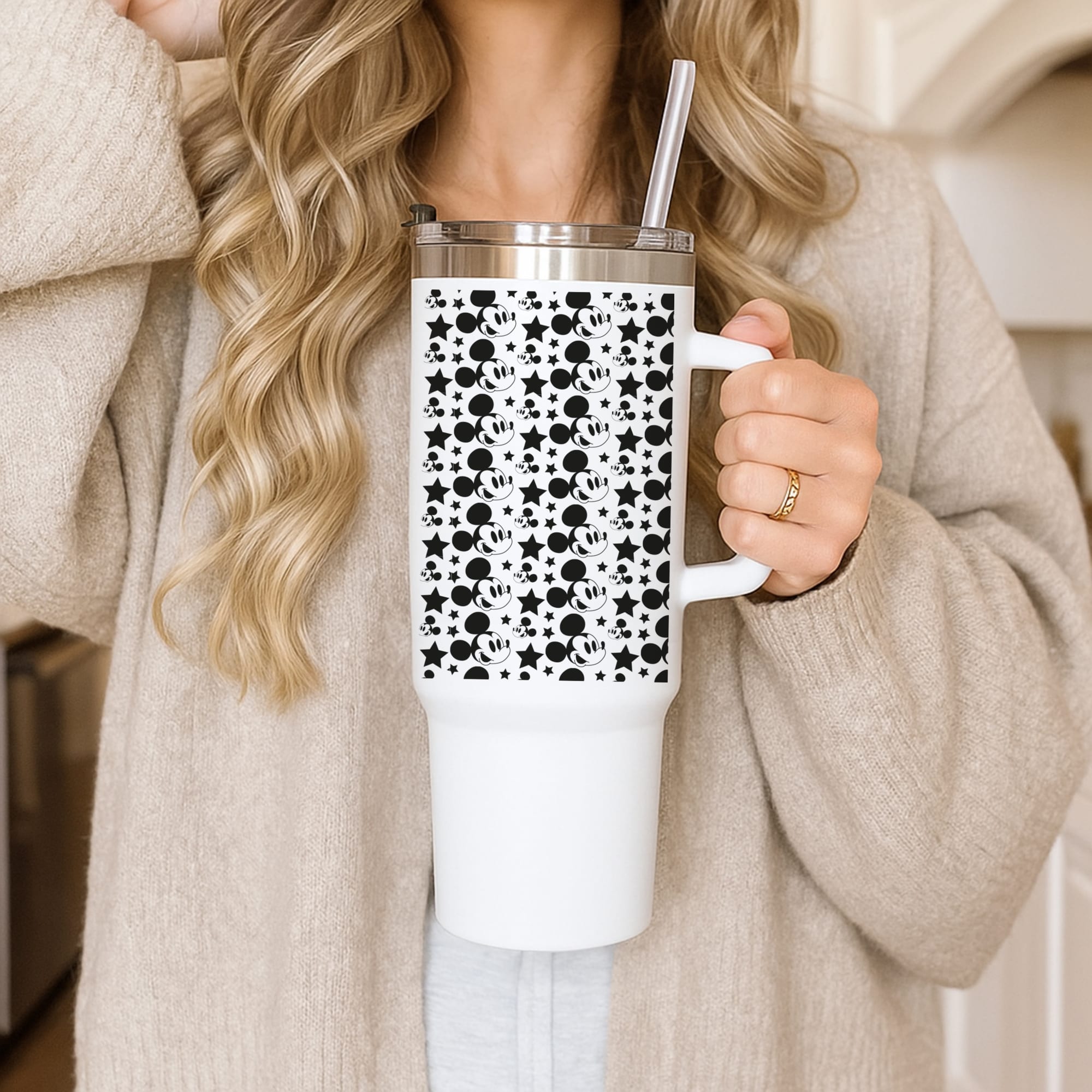 Fairytale Mouse Pattern Tumbler