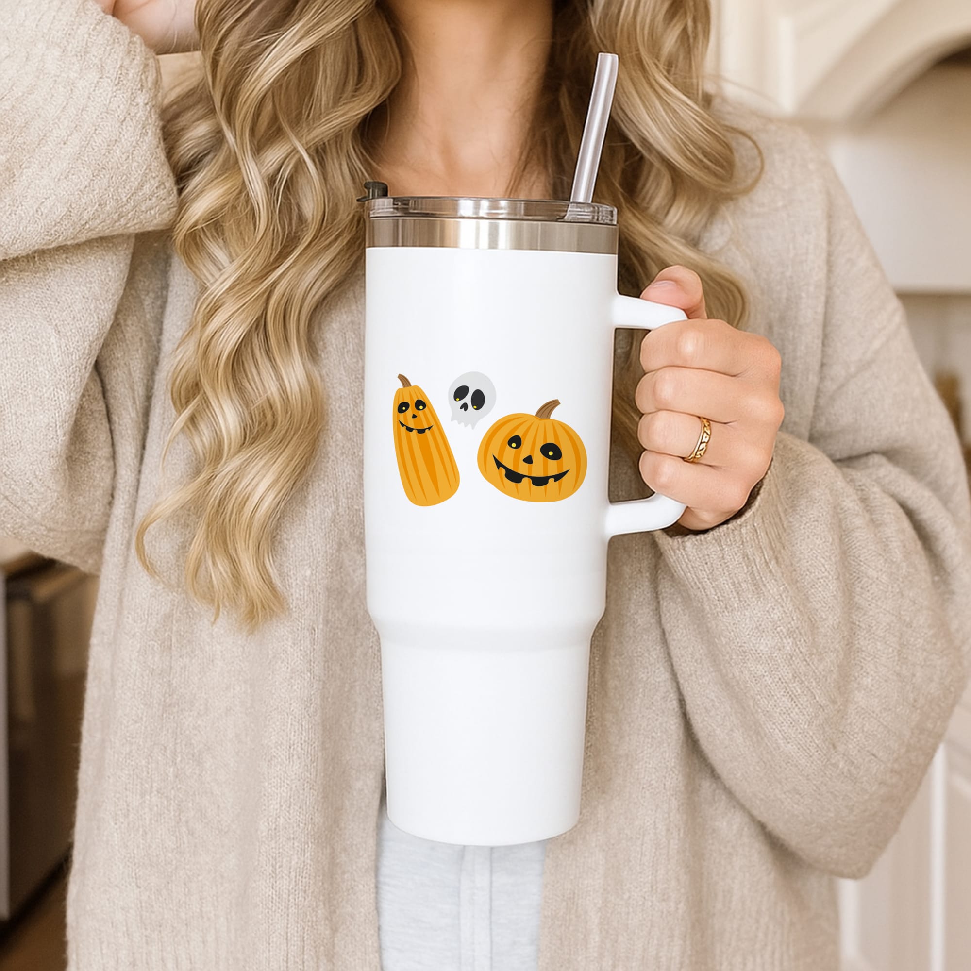 Halloween Pattern 1 Tumbler