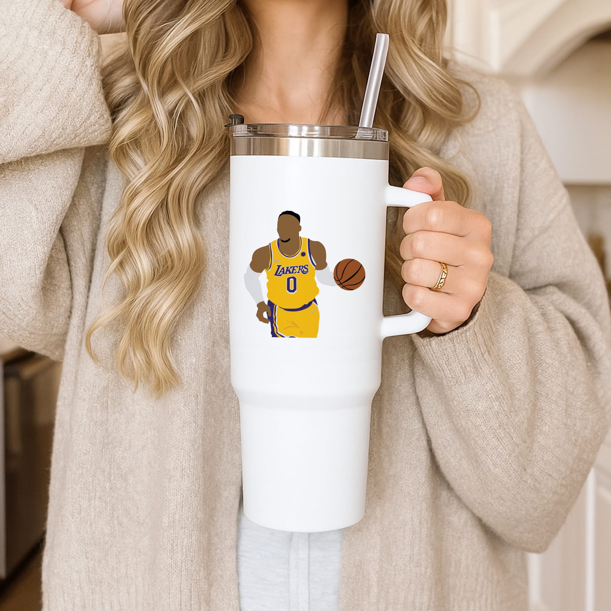Young - Basketball Tumbler
