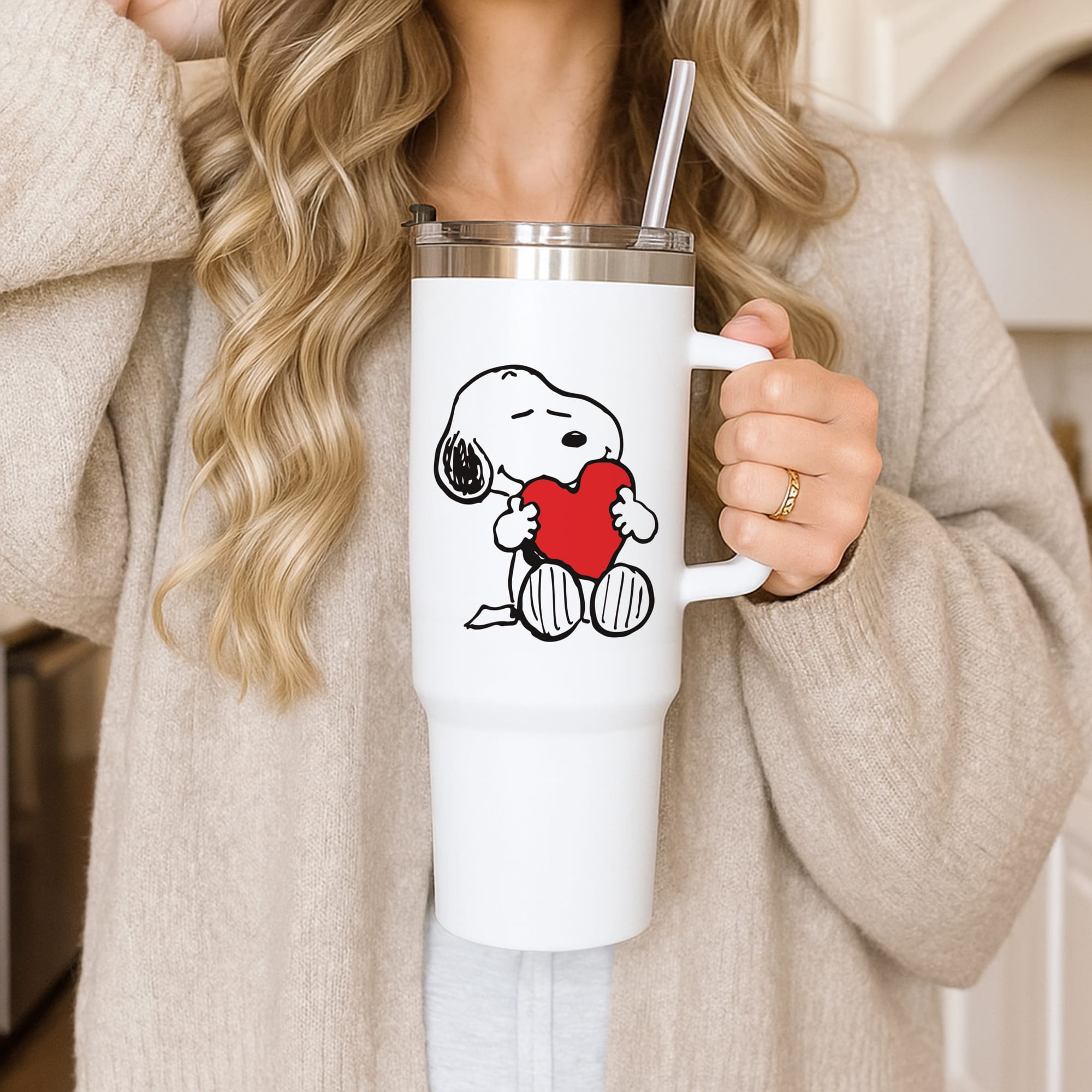 Snoopy - Valentine's Day Tumbler