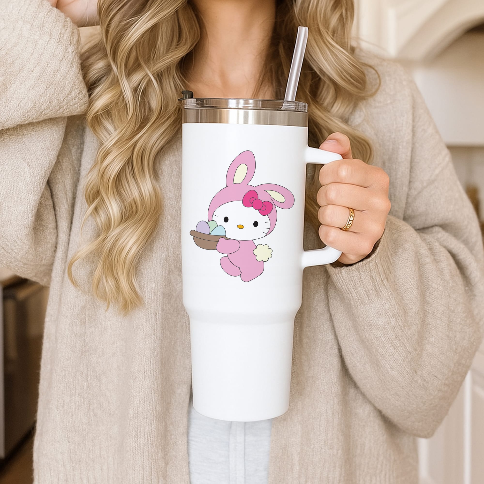 Cute Bunny 2025 Tumbler
