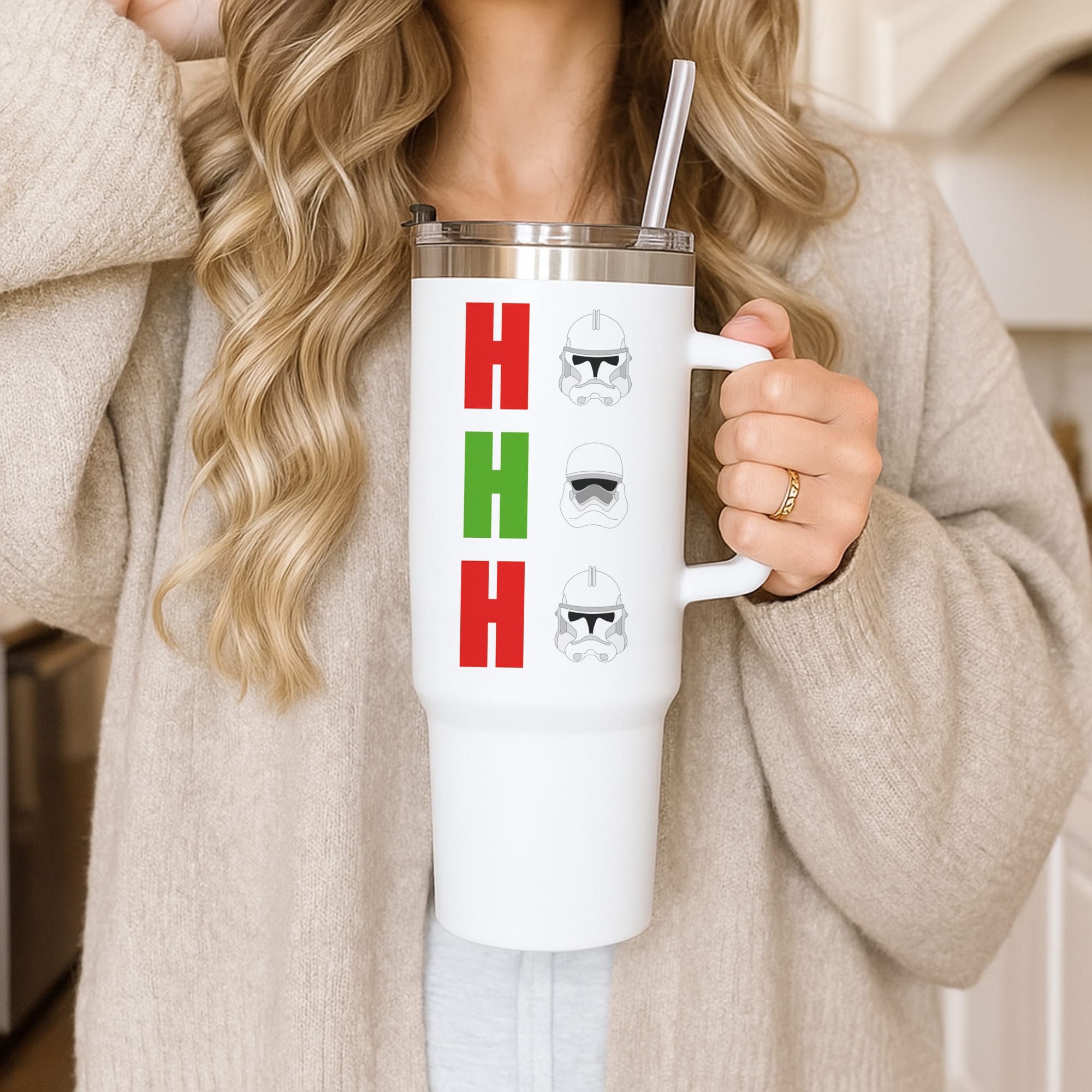 Ho Ho Ho Troopers Tumbler