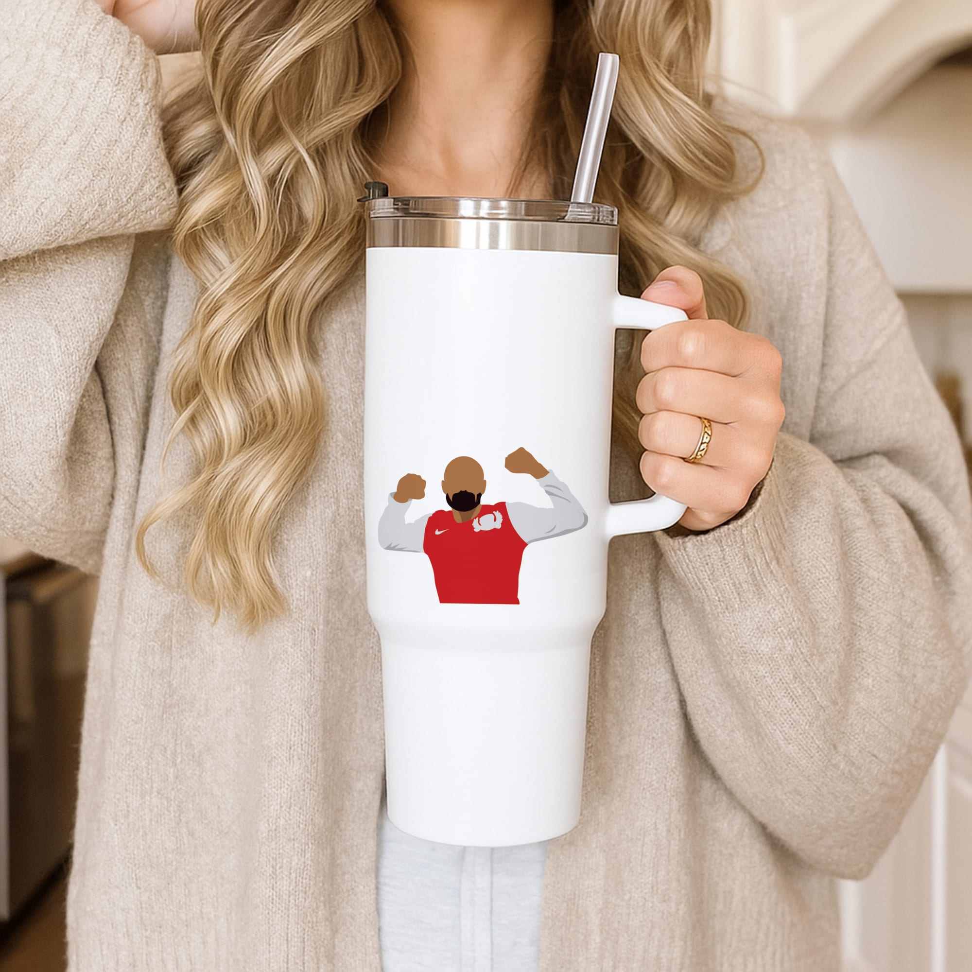 Henry - Football Tumbler