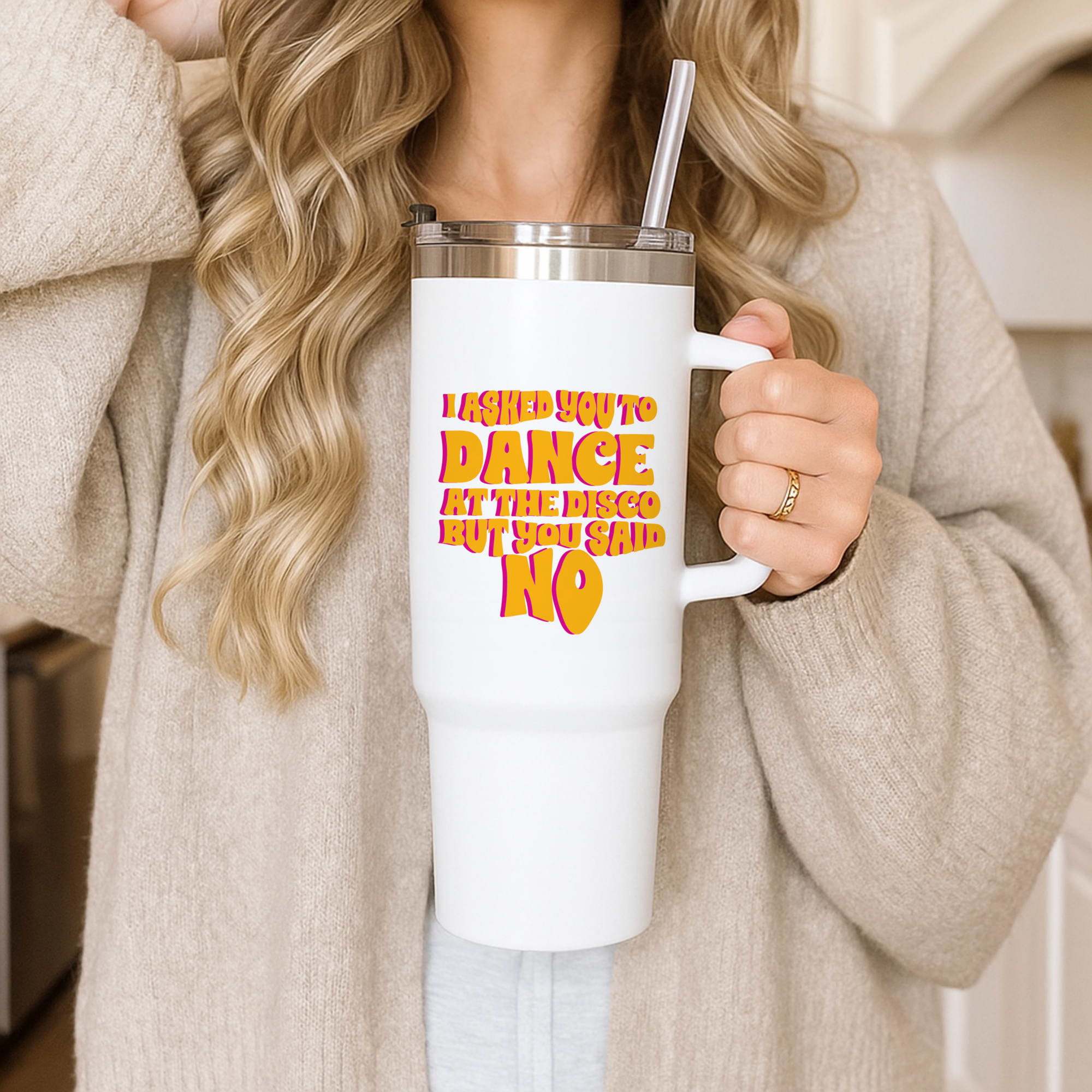 I Asked You To Dance At The Disco But You Said No - Bust Band Tumbler