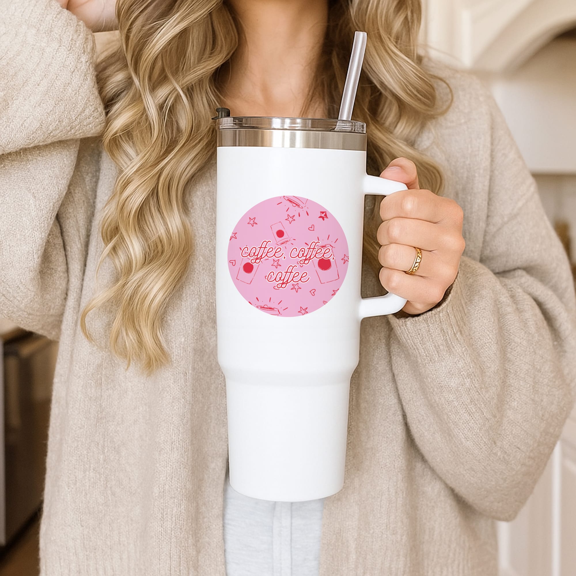 Coffee Pattern - Chamberlain Tumbler