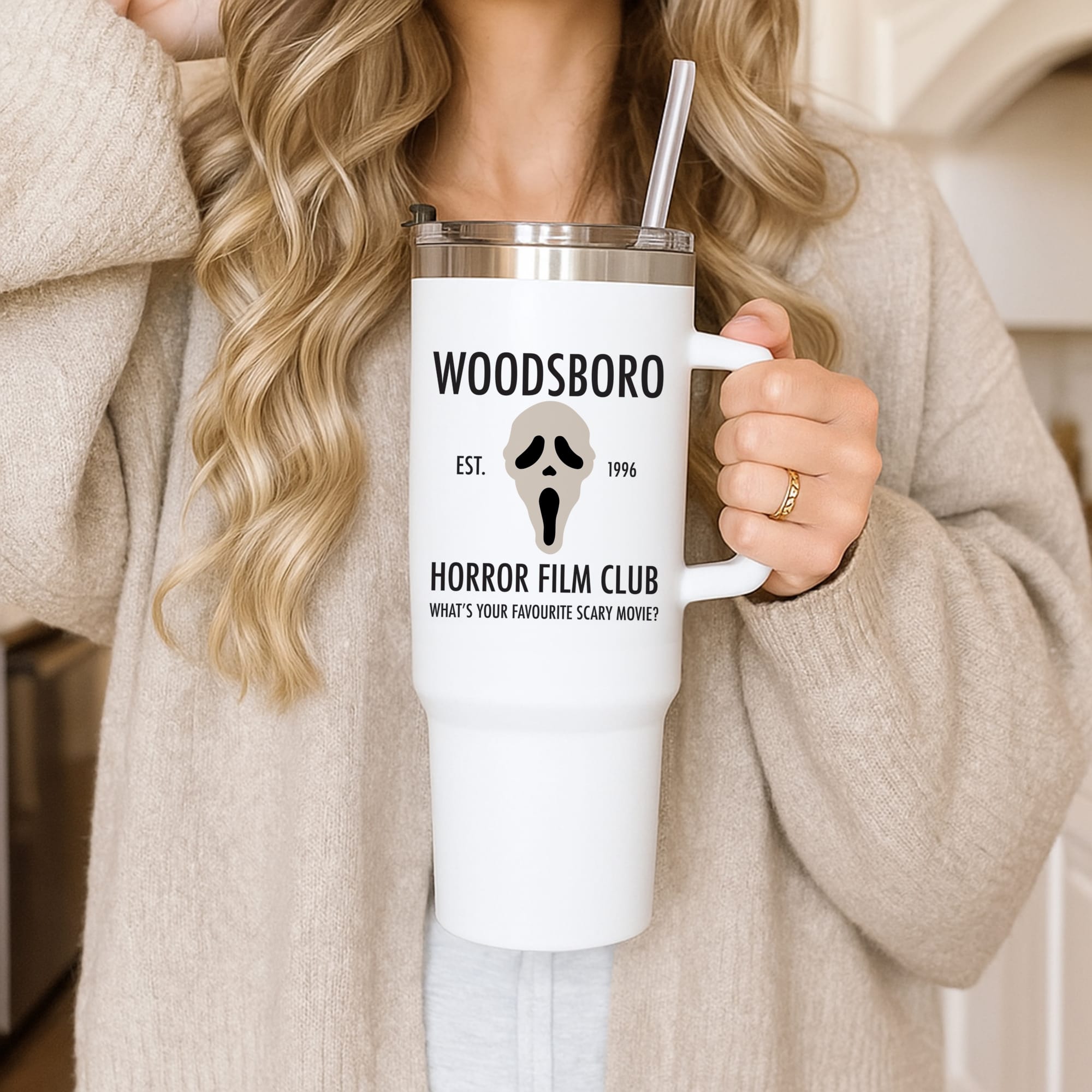 Woodsboro Horror Film Club - Scream Tumbler