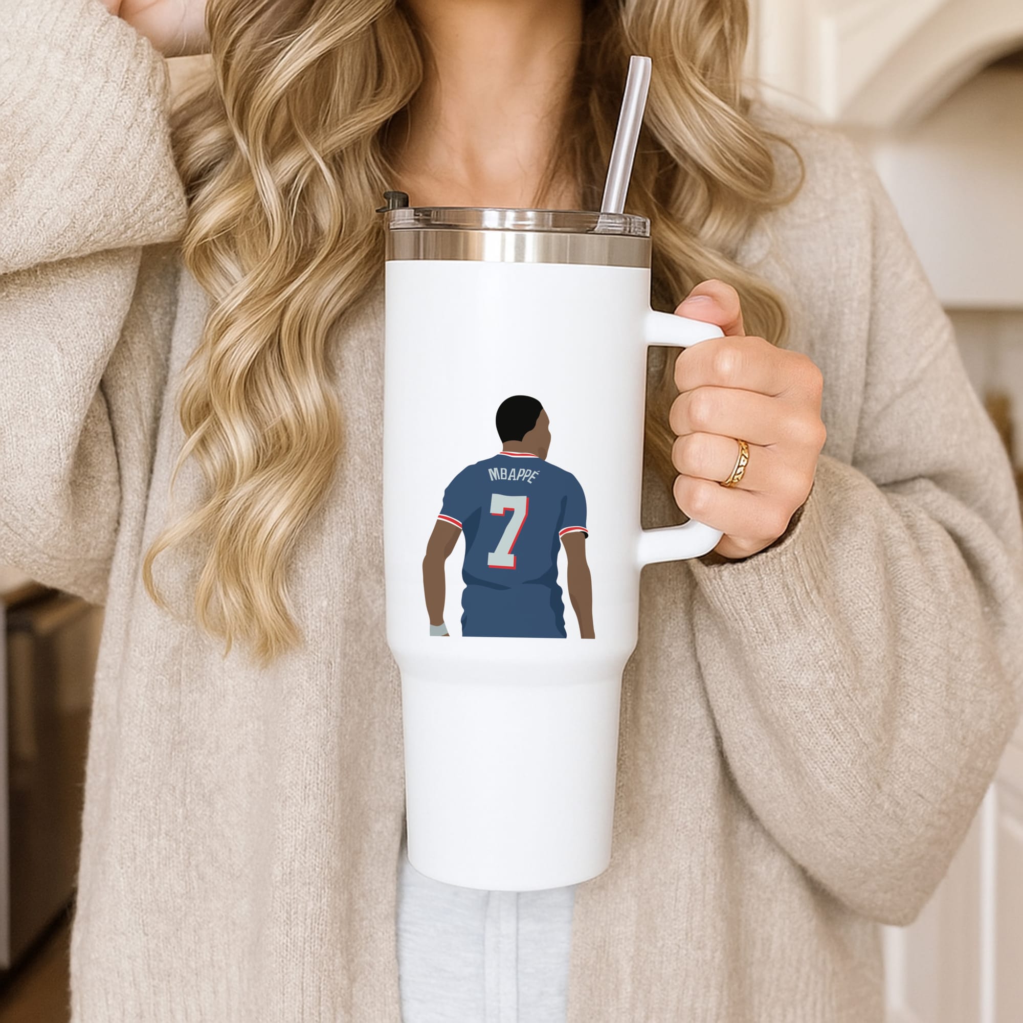 Mbappe - Football Tumbler