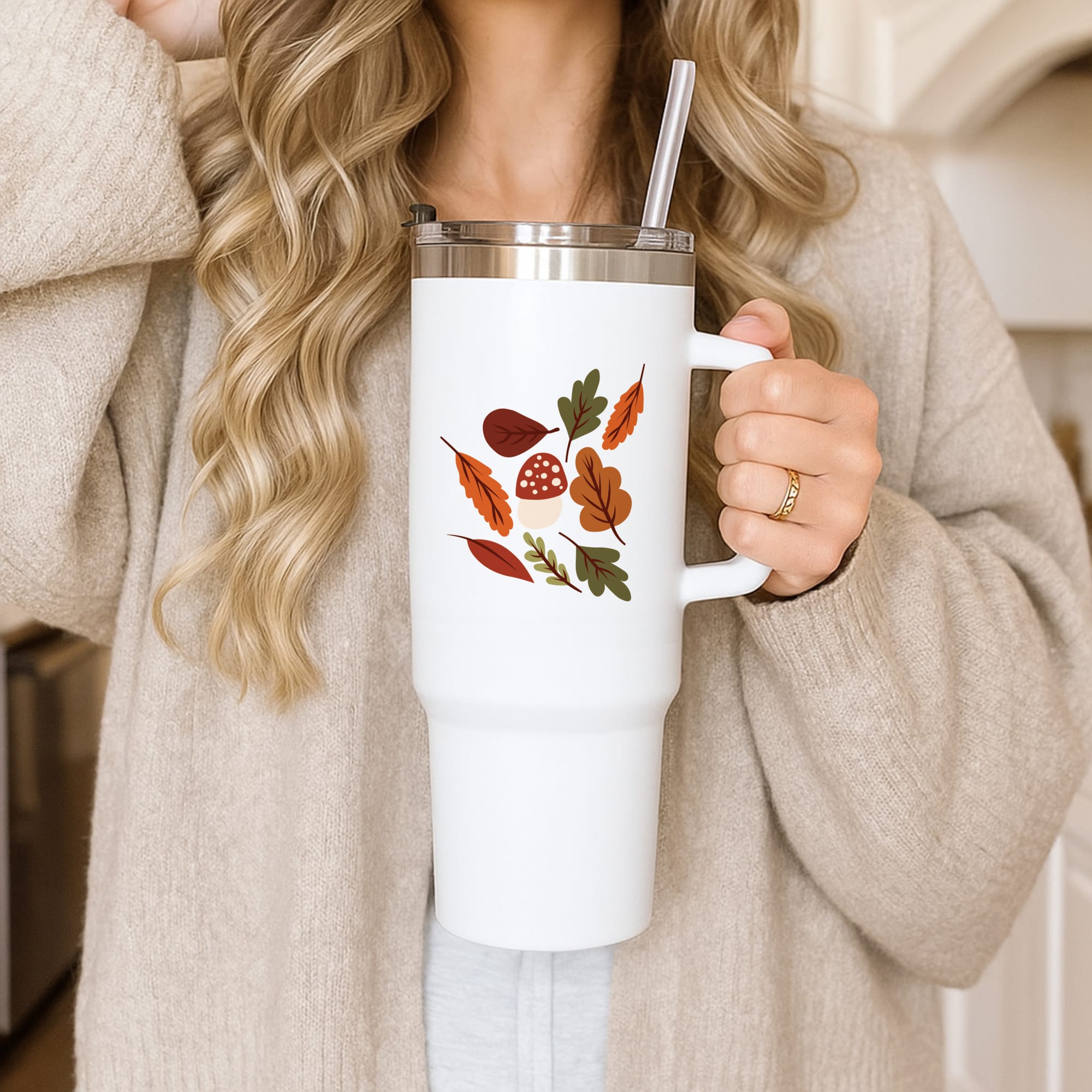 Autumn Pattern Tumbler