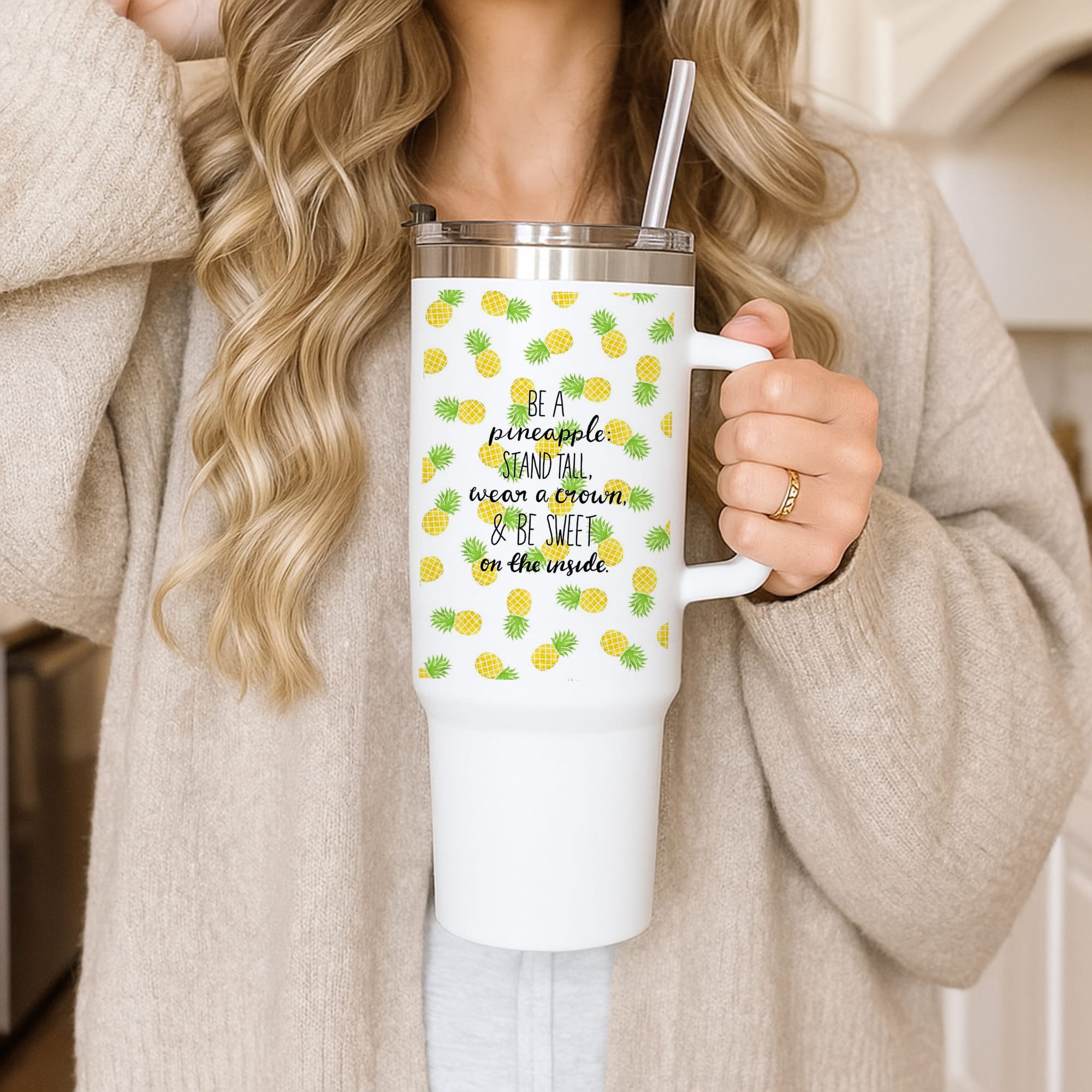 Be A Pineapple Tumbler