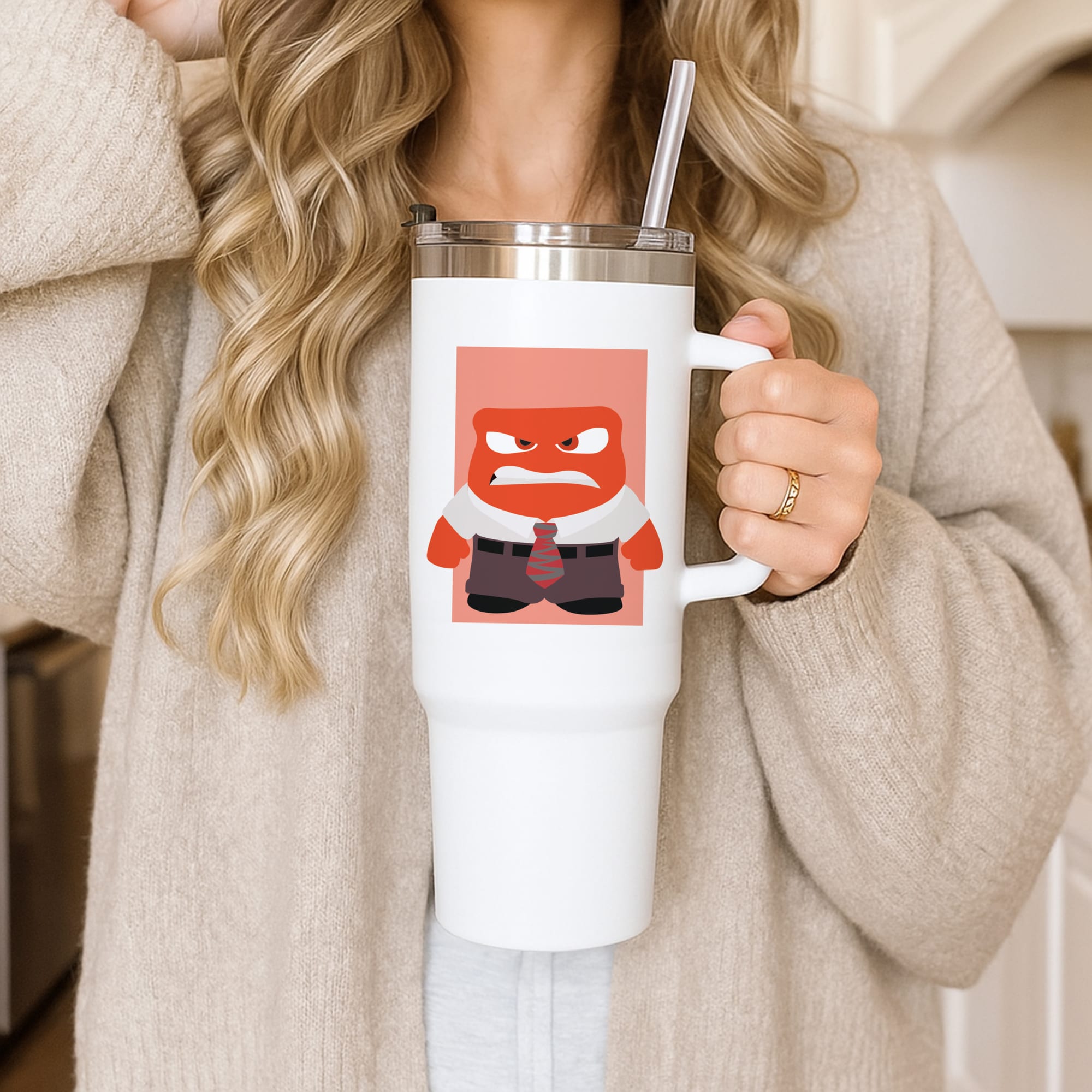 Anger - Inside Out Tumbler