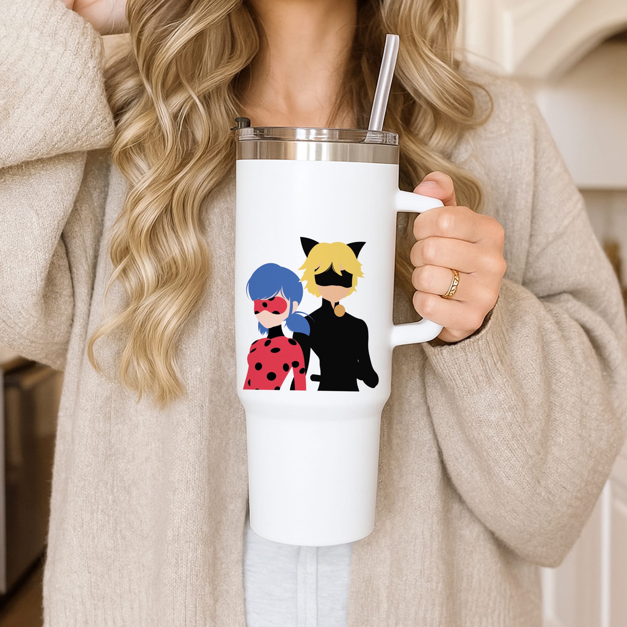 Red And Blue Tumbler