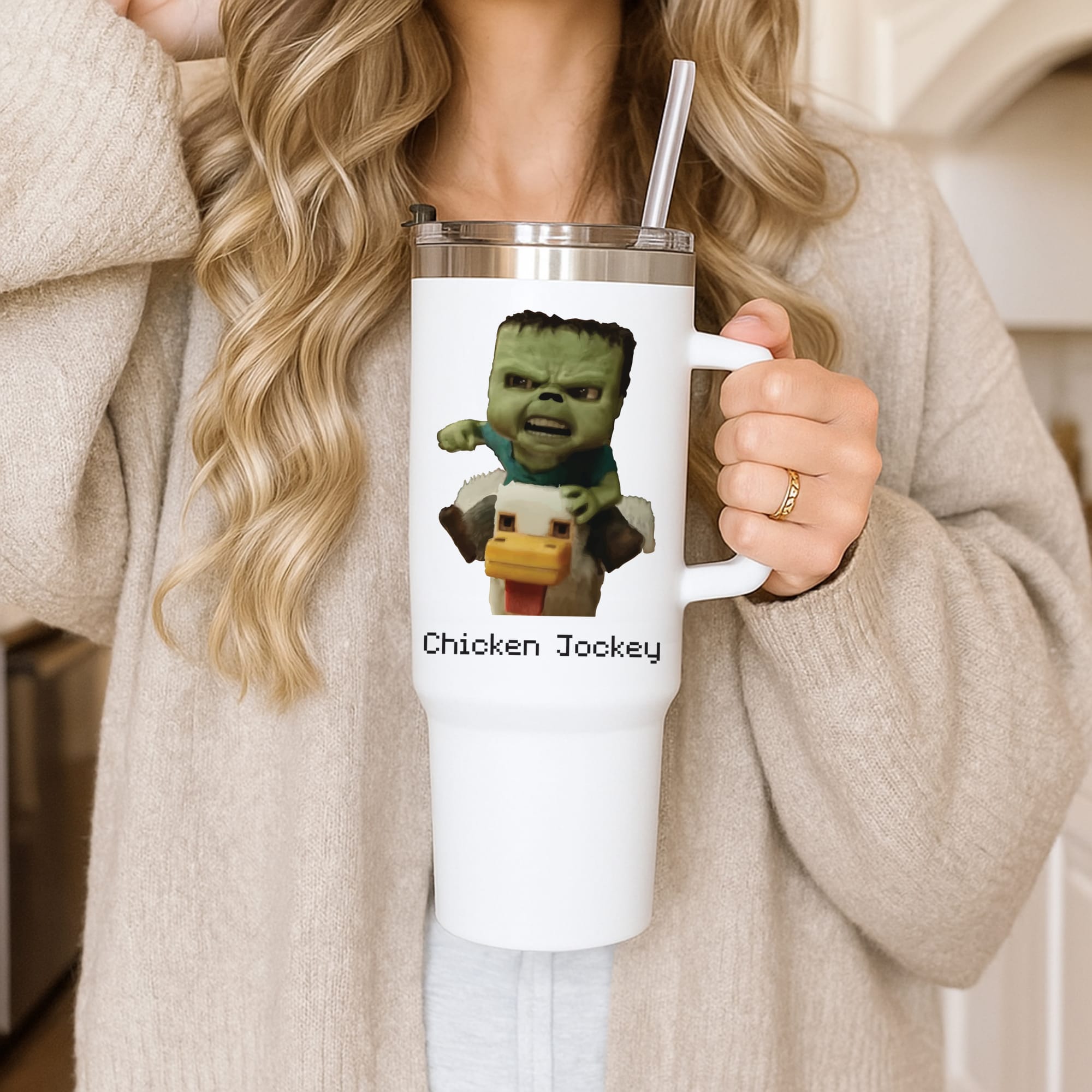 Chicken Jockey Tumbler