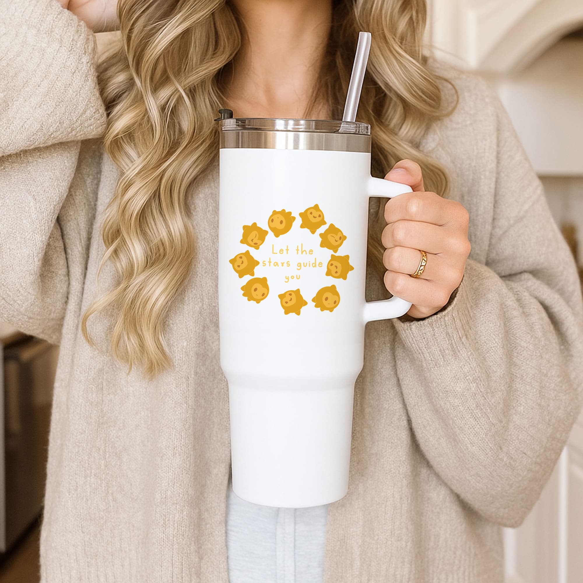 Star Pattern - Wish Tumbler