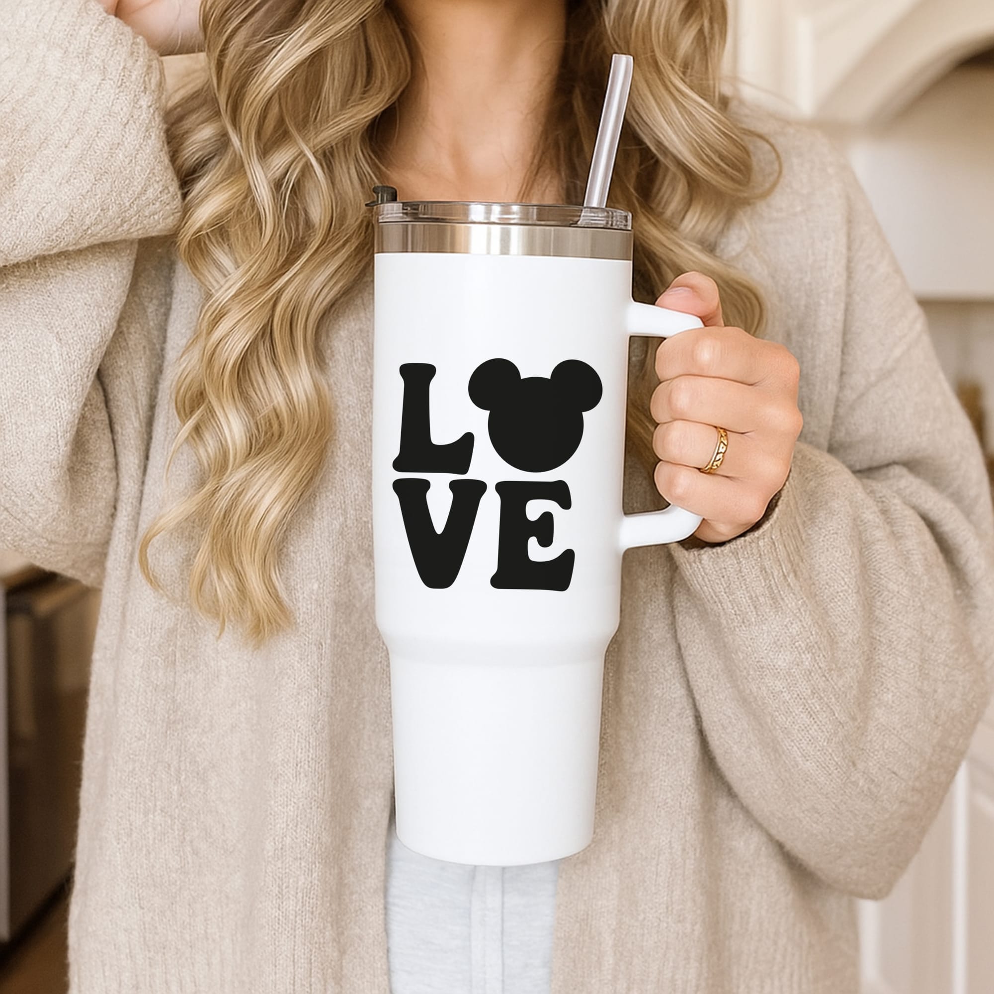 Mouse Love Valentine's Tumbler