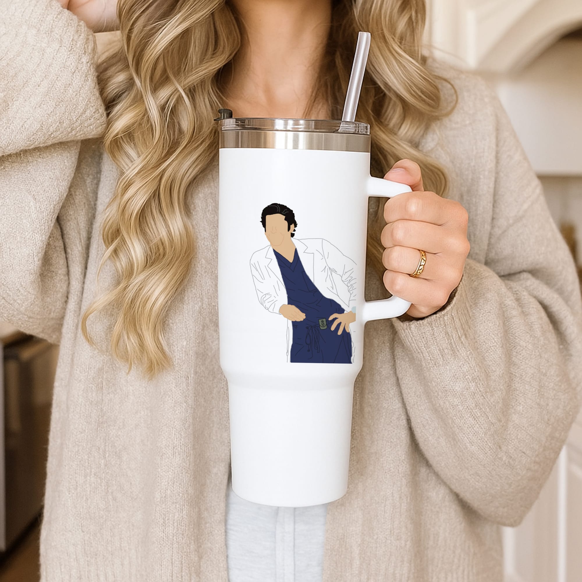 Derek Shepherd - Grey's Tumbler