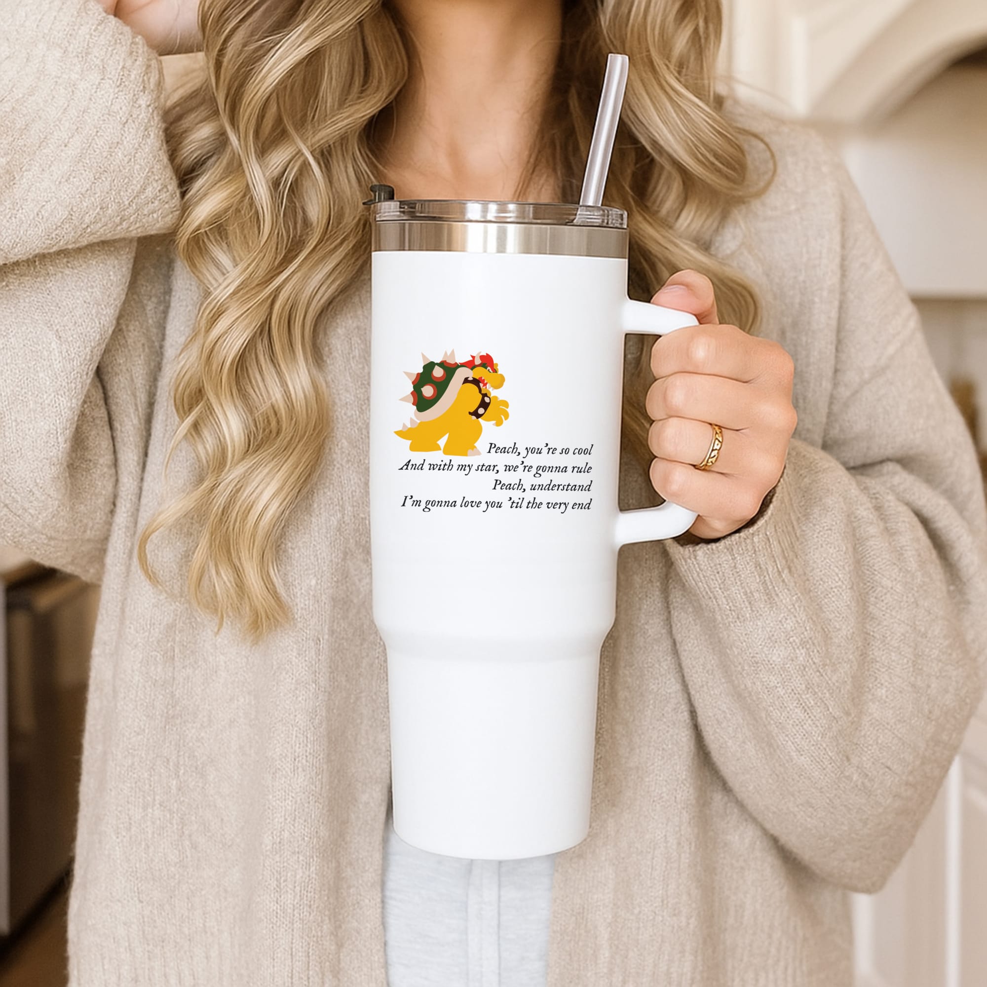 Peach, You're So Cool Tumbler