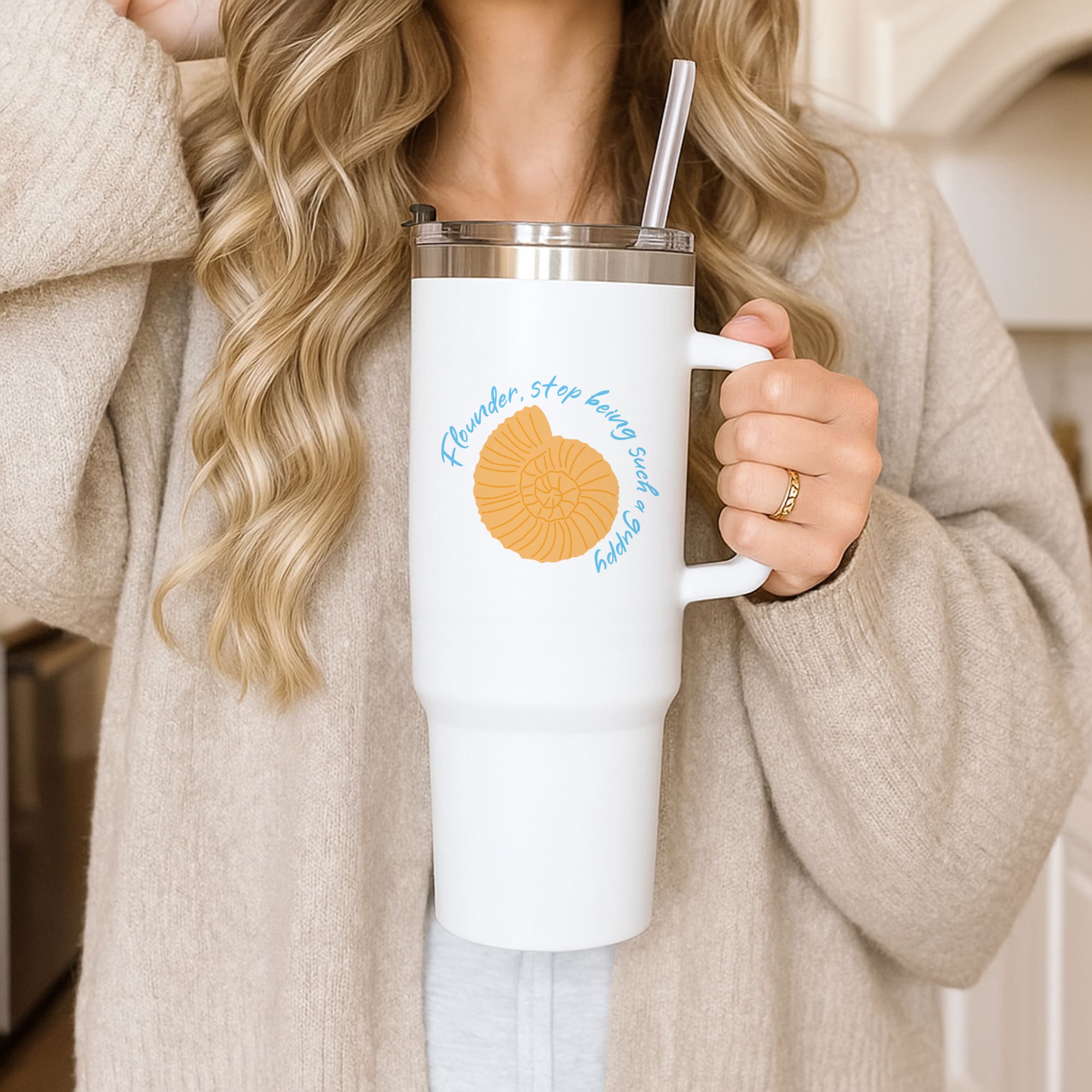 Flounder - The Little Mermaid Tumbler