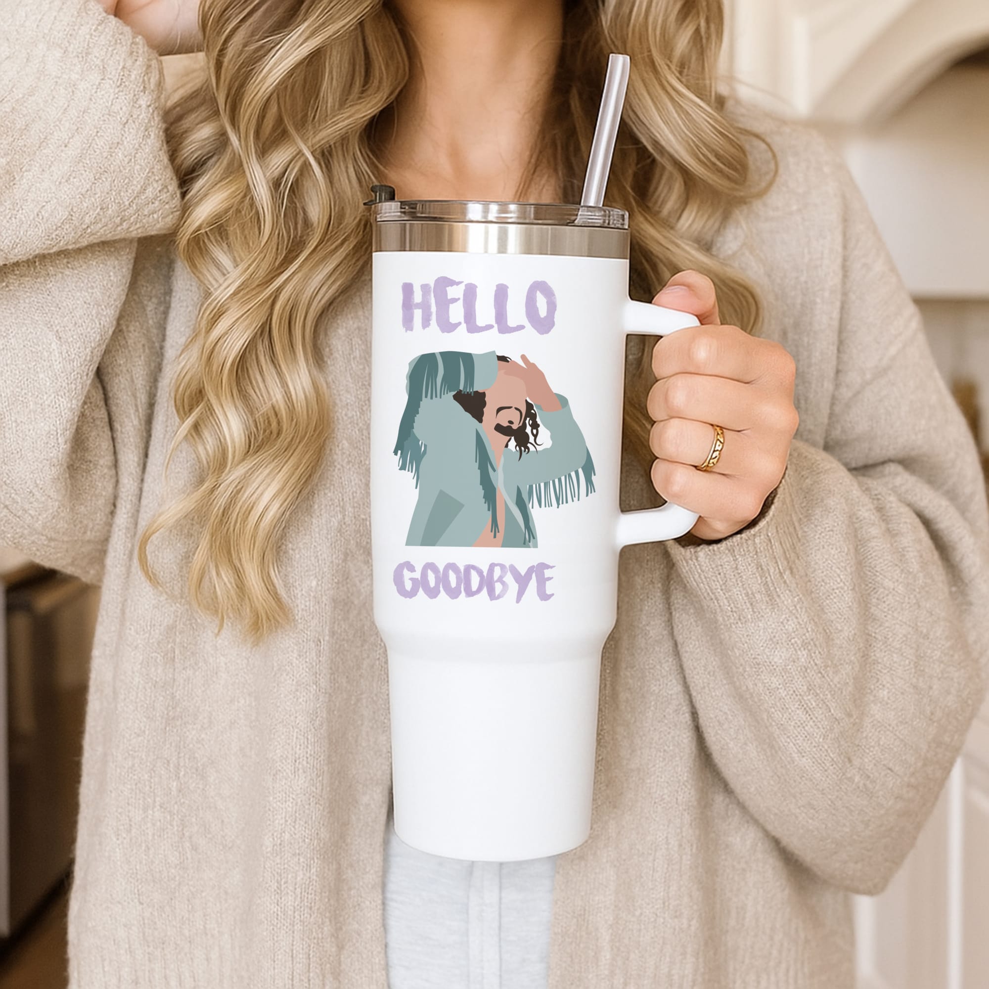 Hello Goodbye Tumbler