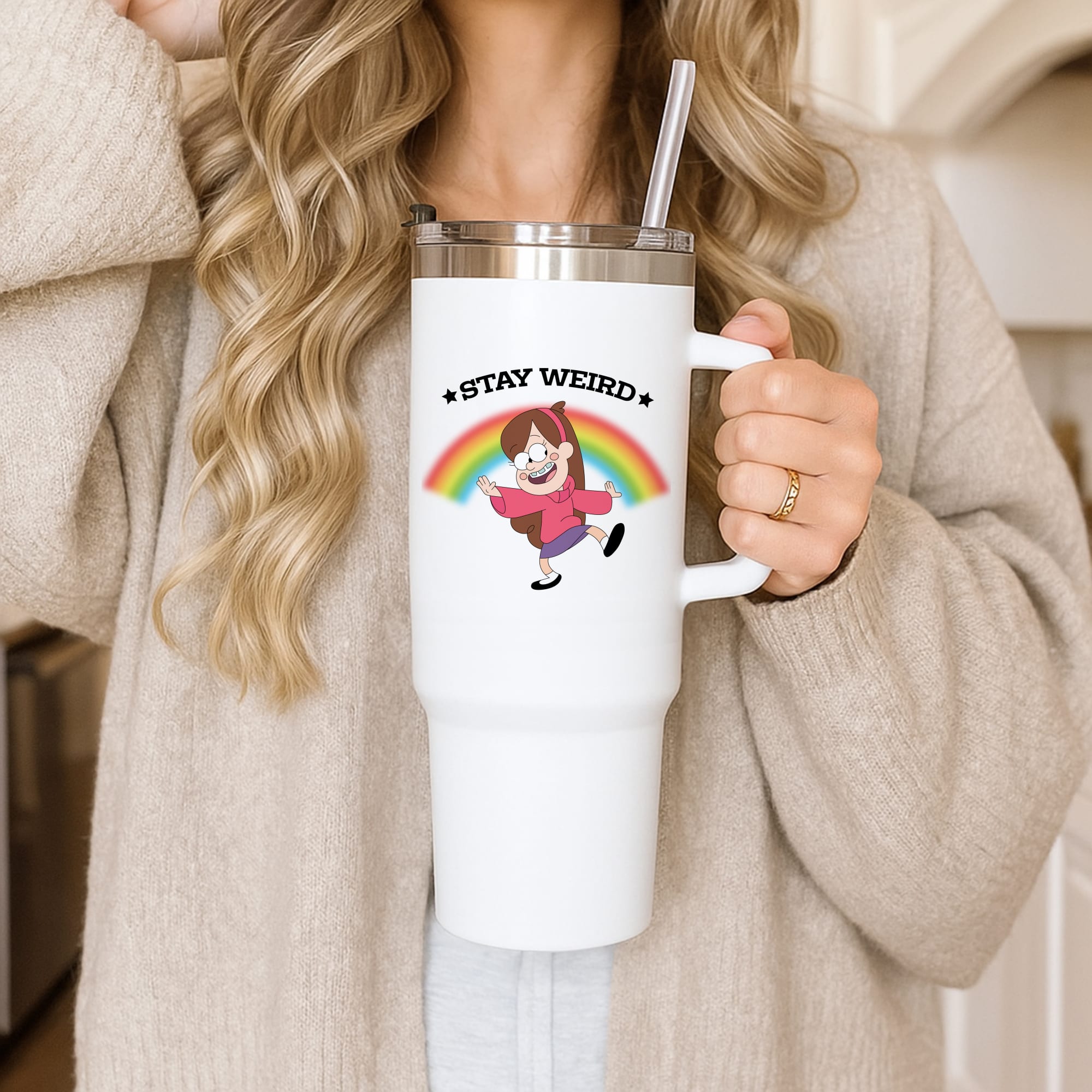 Stay Weird Tumbler