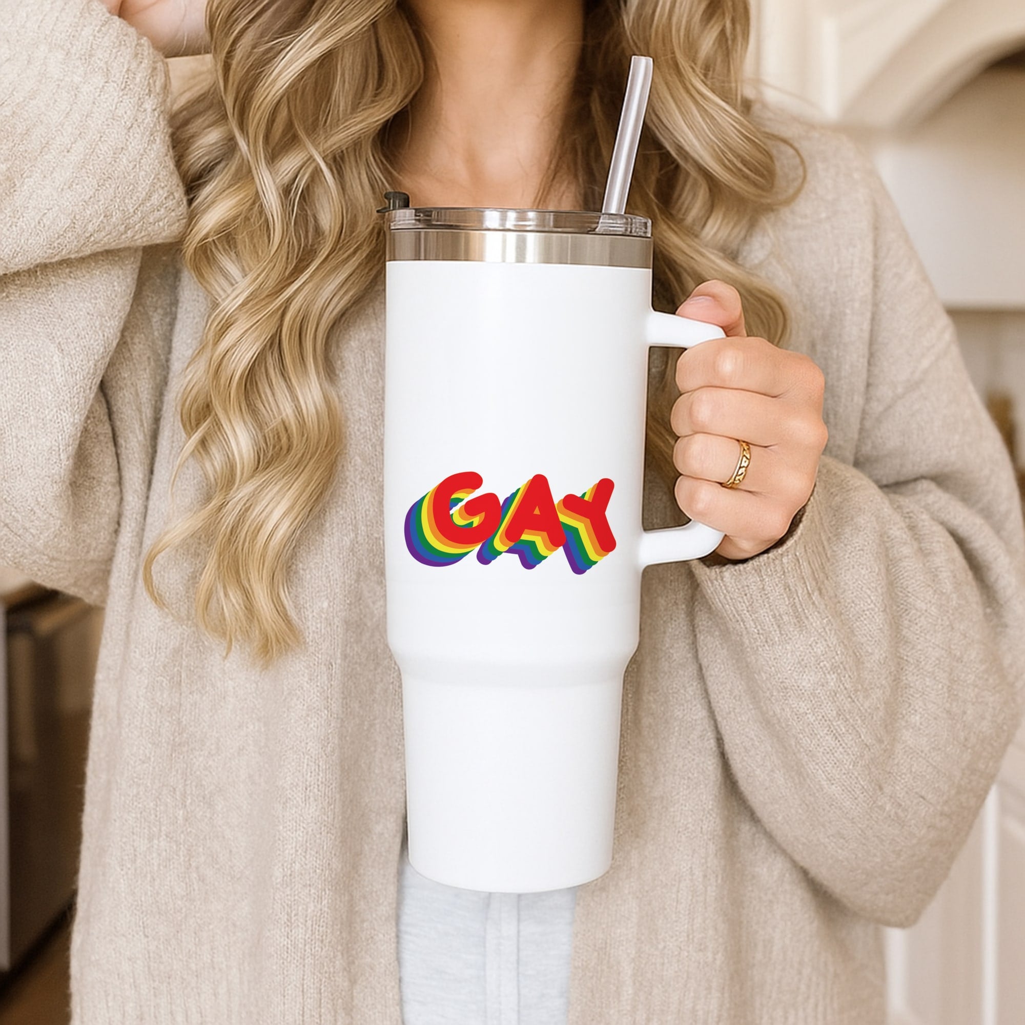Gay Rainbow - Pride Tumbler