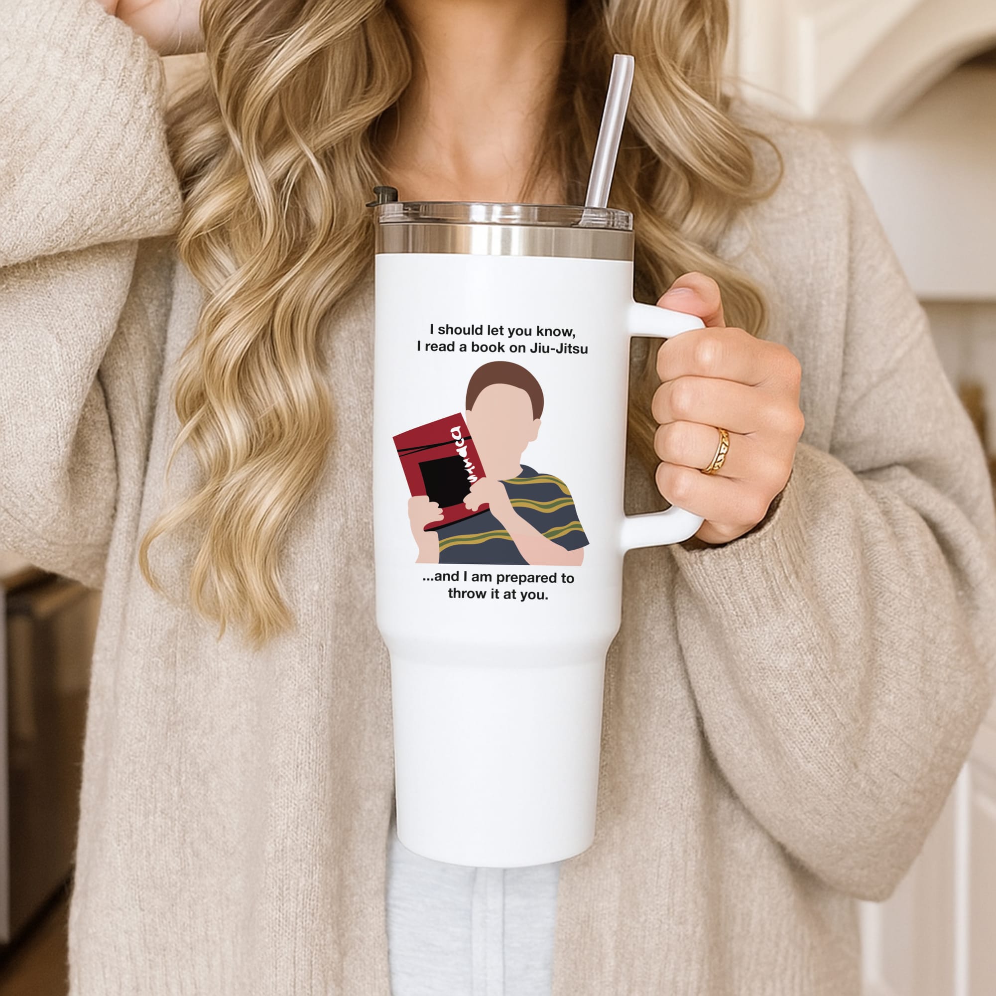 Book On Jiu-Jitsu - Sheldon Tumbler