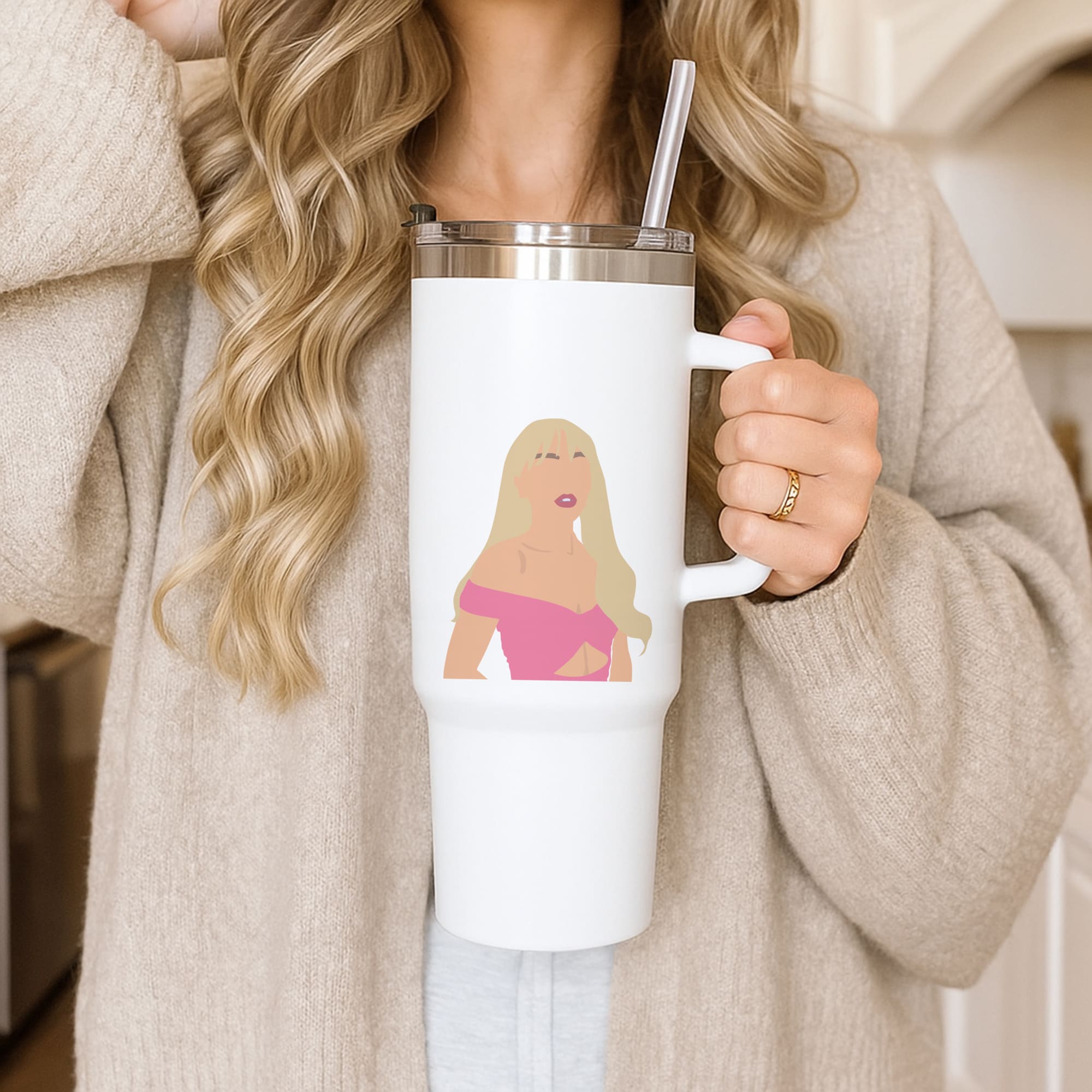 Pink Dress Tumbler