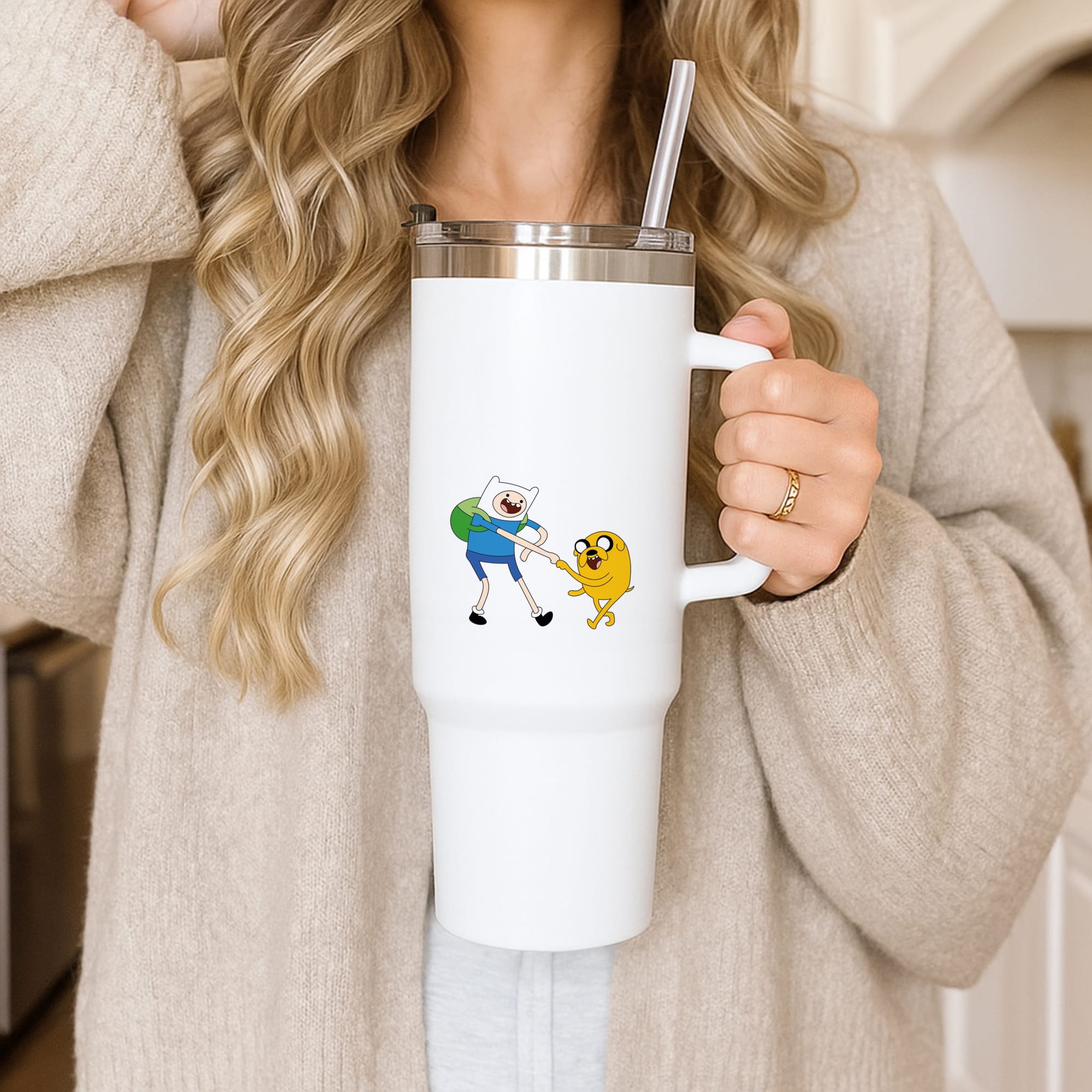 Jake The Dog And Finn The Human Tumbler
