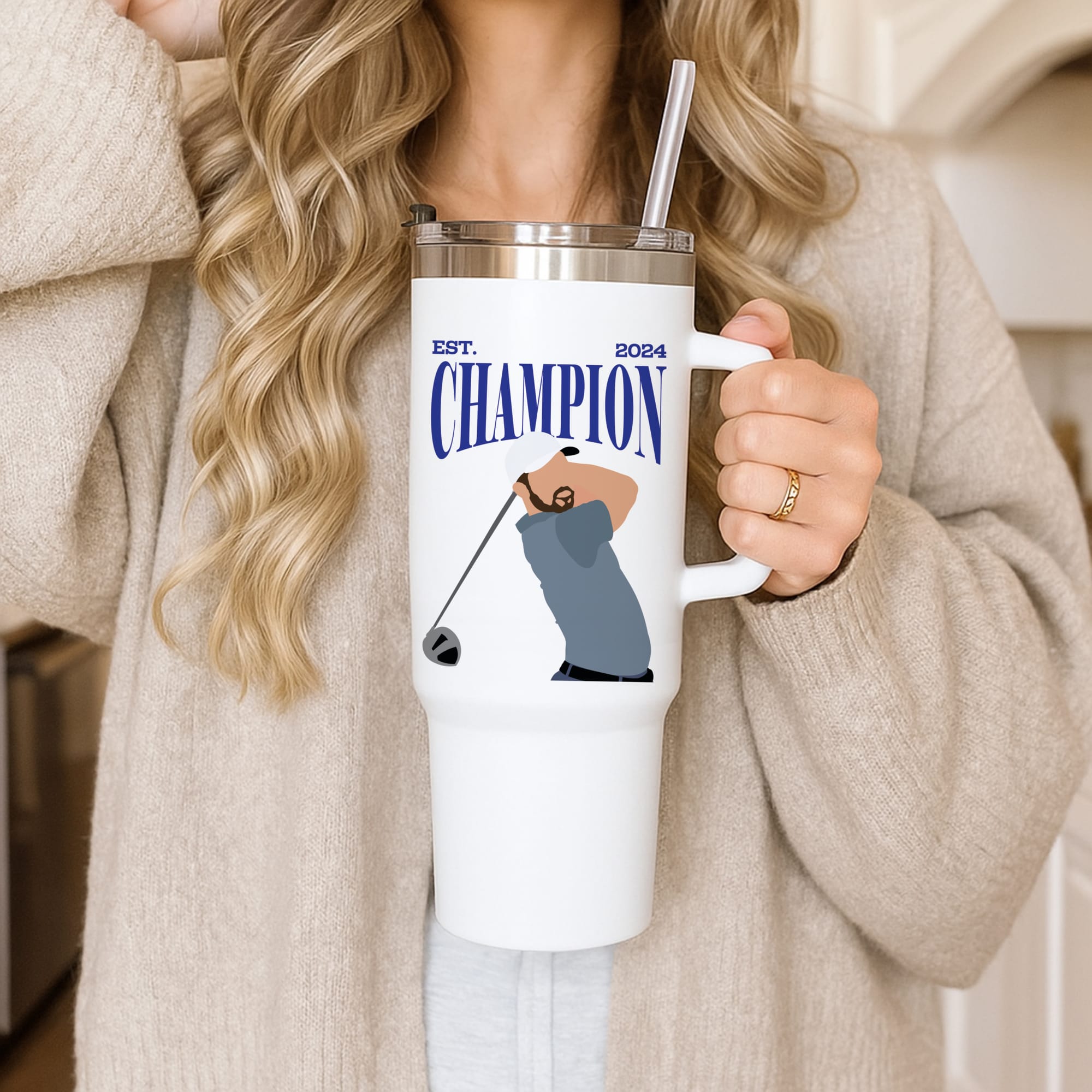 Schauffele Champion 2024 Tumbler