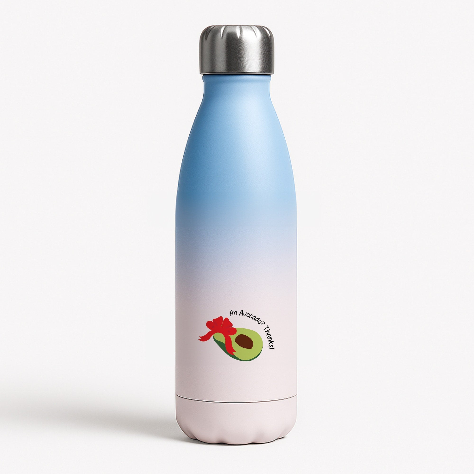 An Avocado? Thanks! - Memes Blue Water Bottle