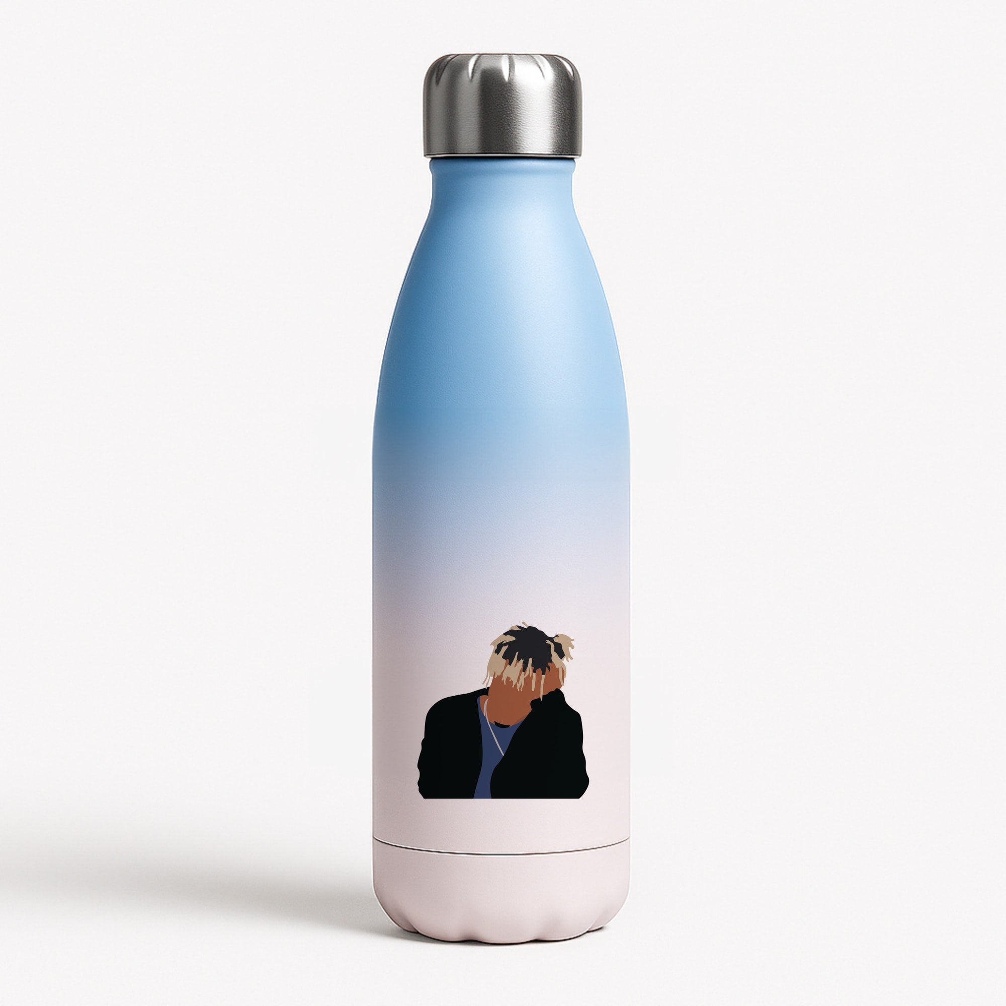 Sad - Juice Blue Water Bottle