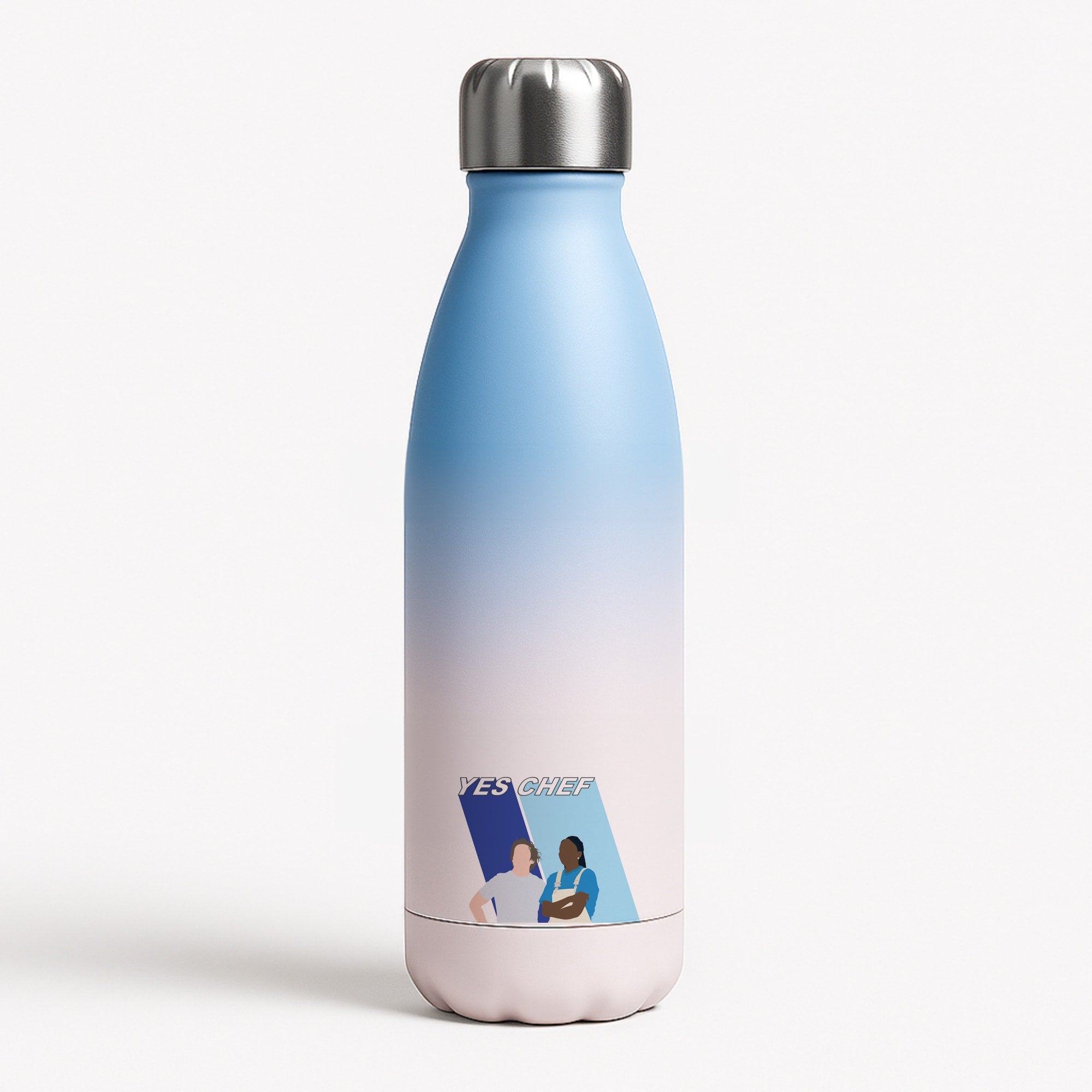 Yes Chef Blue Blue Water Bottle
