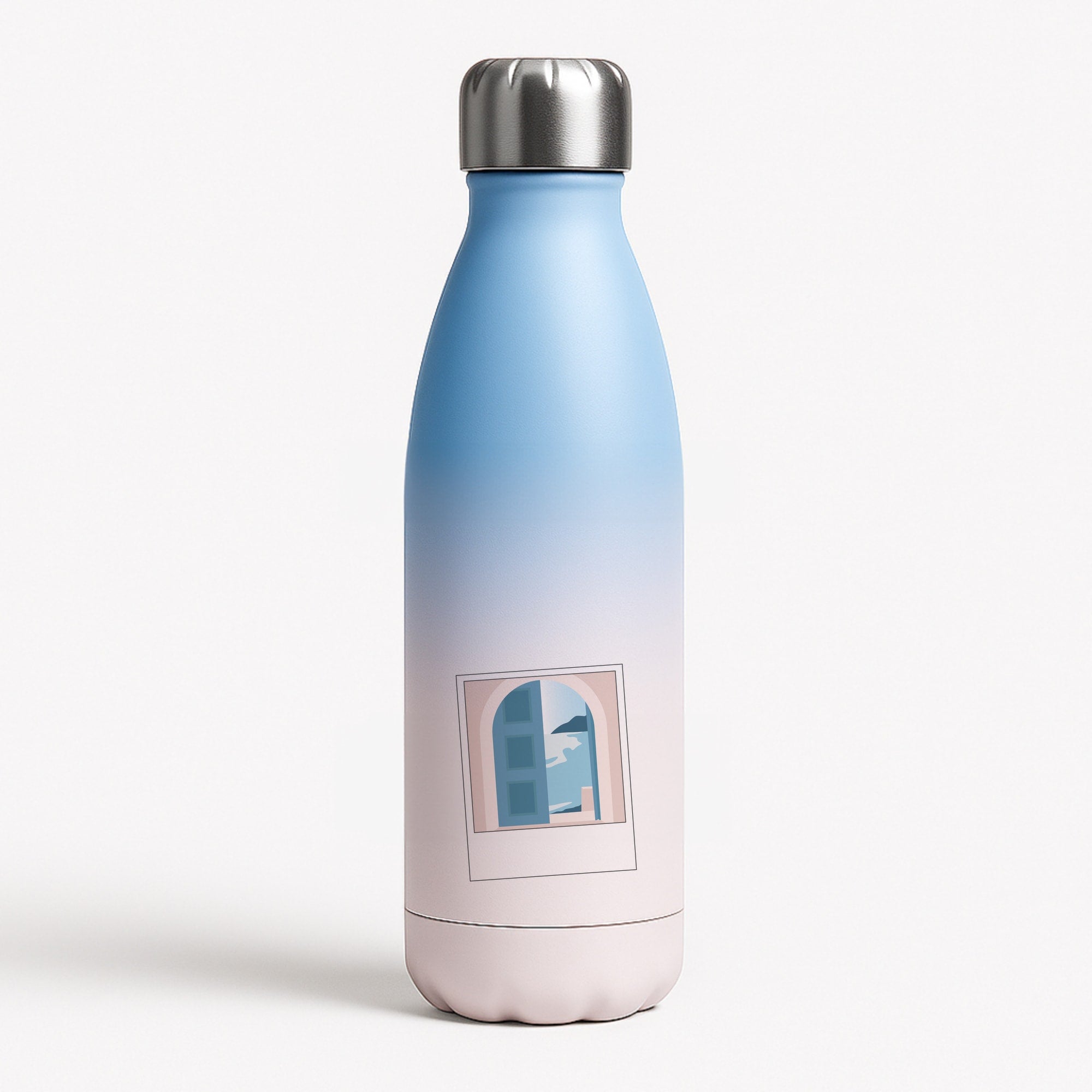 The Balcony - Mamma Mia Blue Water Bottle