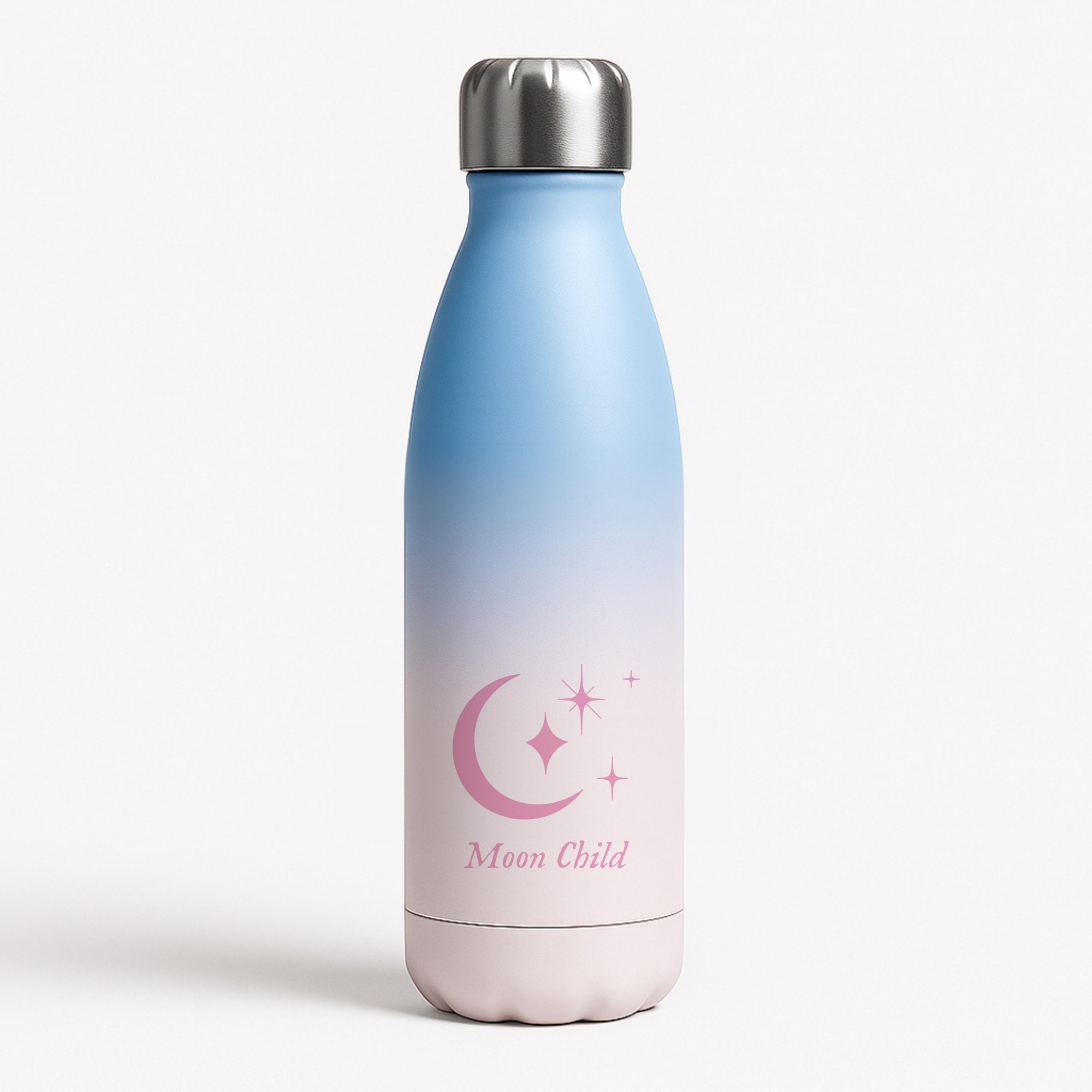 Moon Child Blue Water Bottle