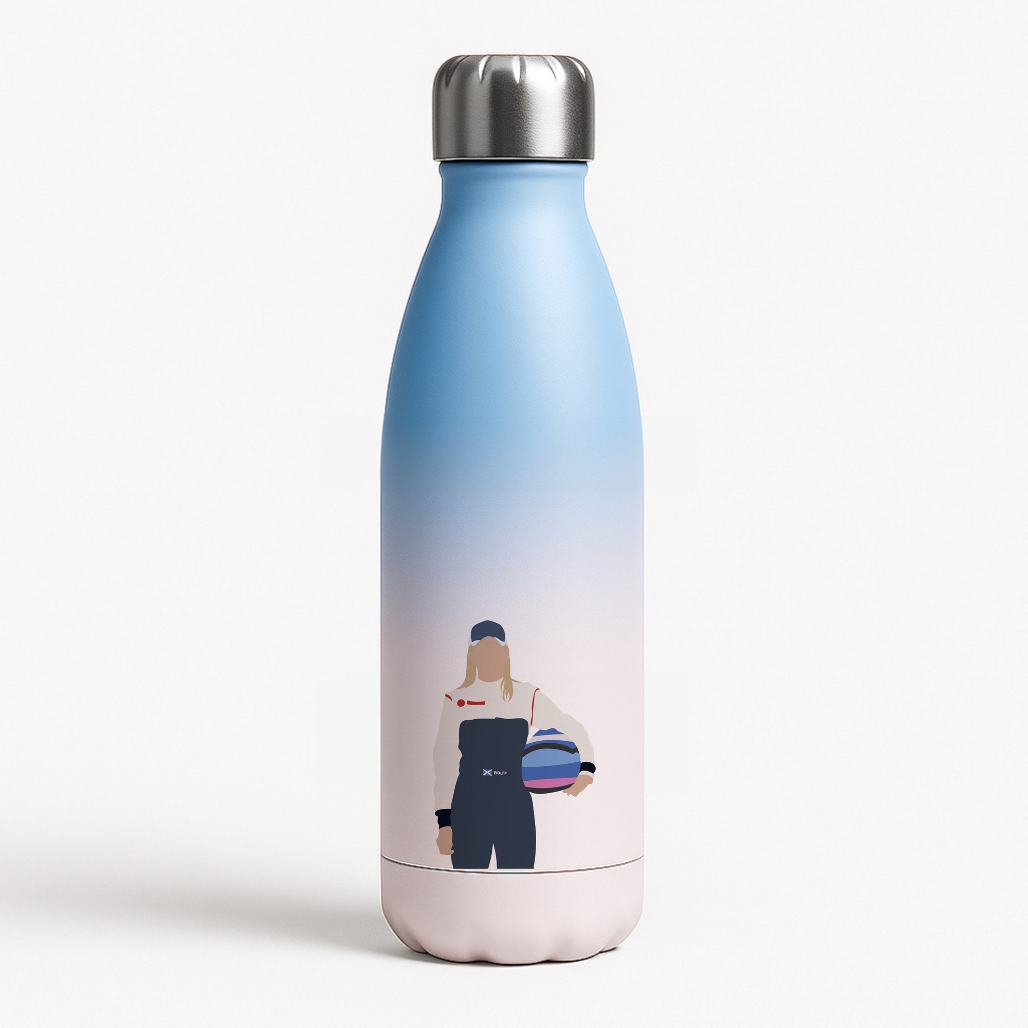 Wolf - F1 Blue Water Bottle