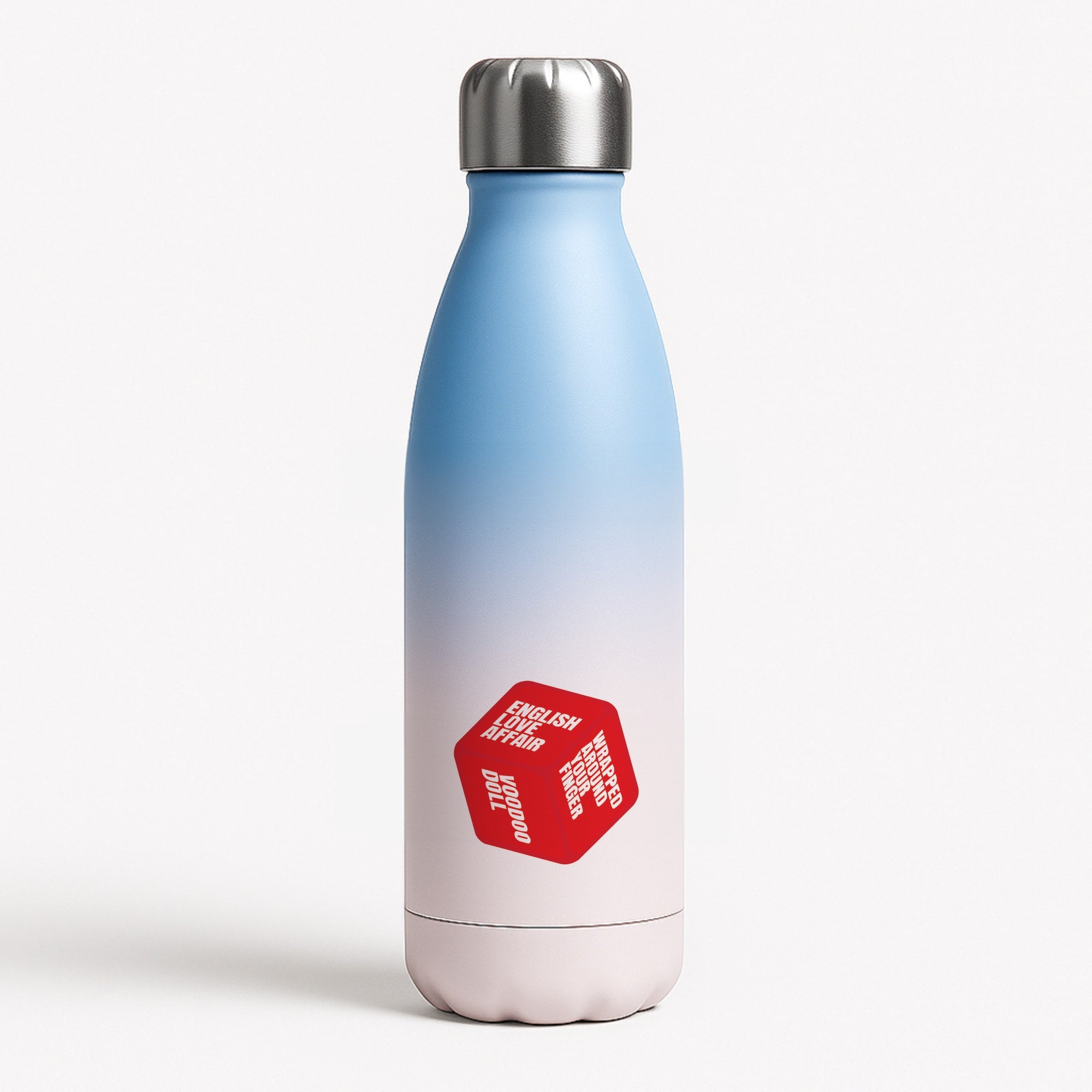 Dice Blue Water Bottle
