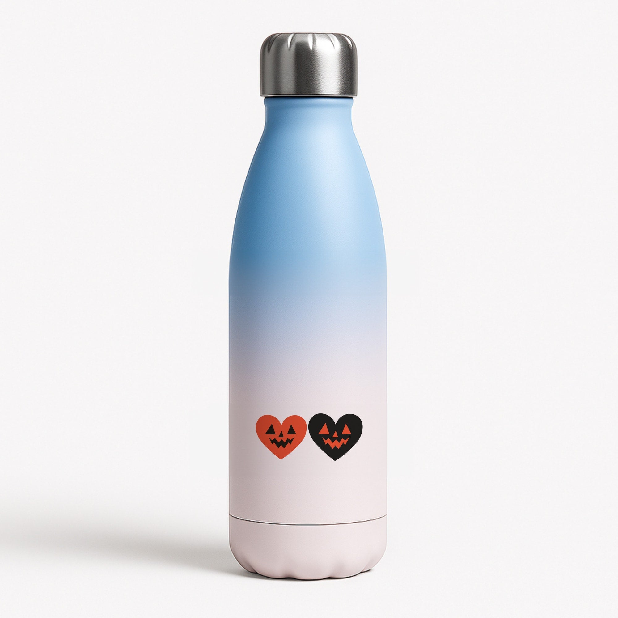 Halloween Pattern 13 Blue Water Bottle