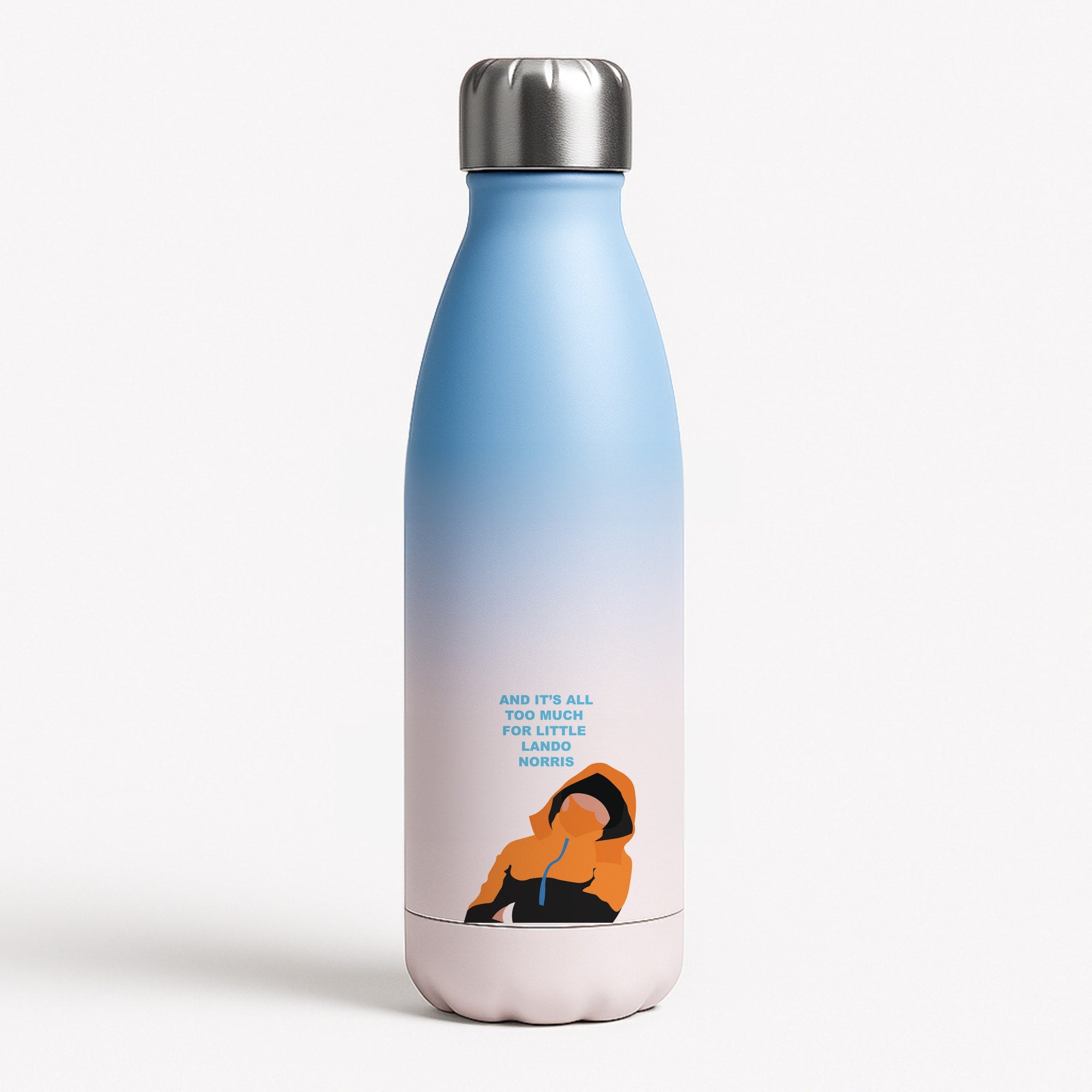 And It's All Too Much Blue Water Bottle