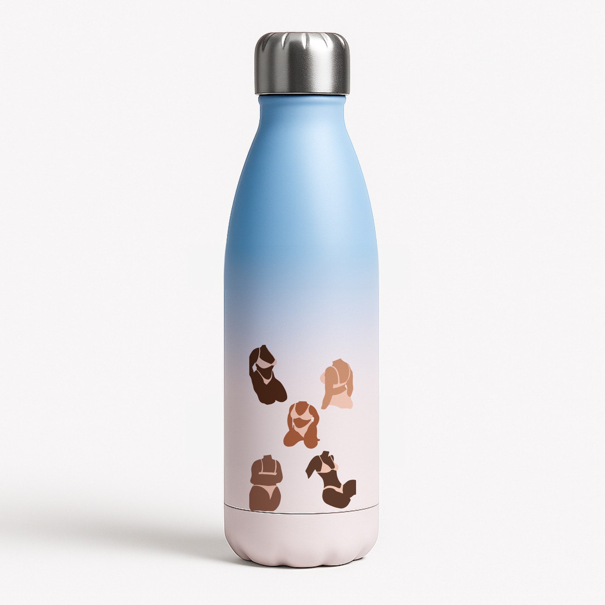 Undewear Blue Water Bottle