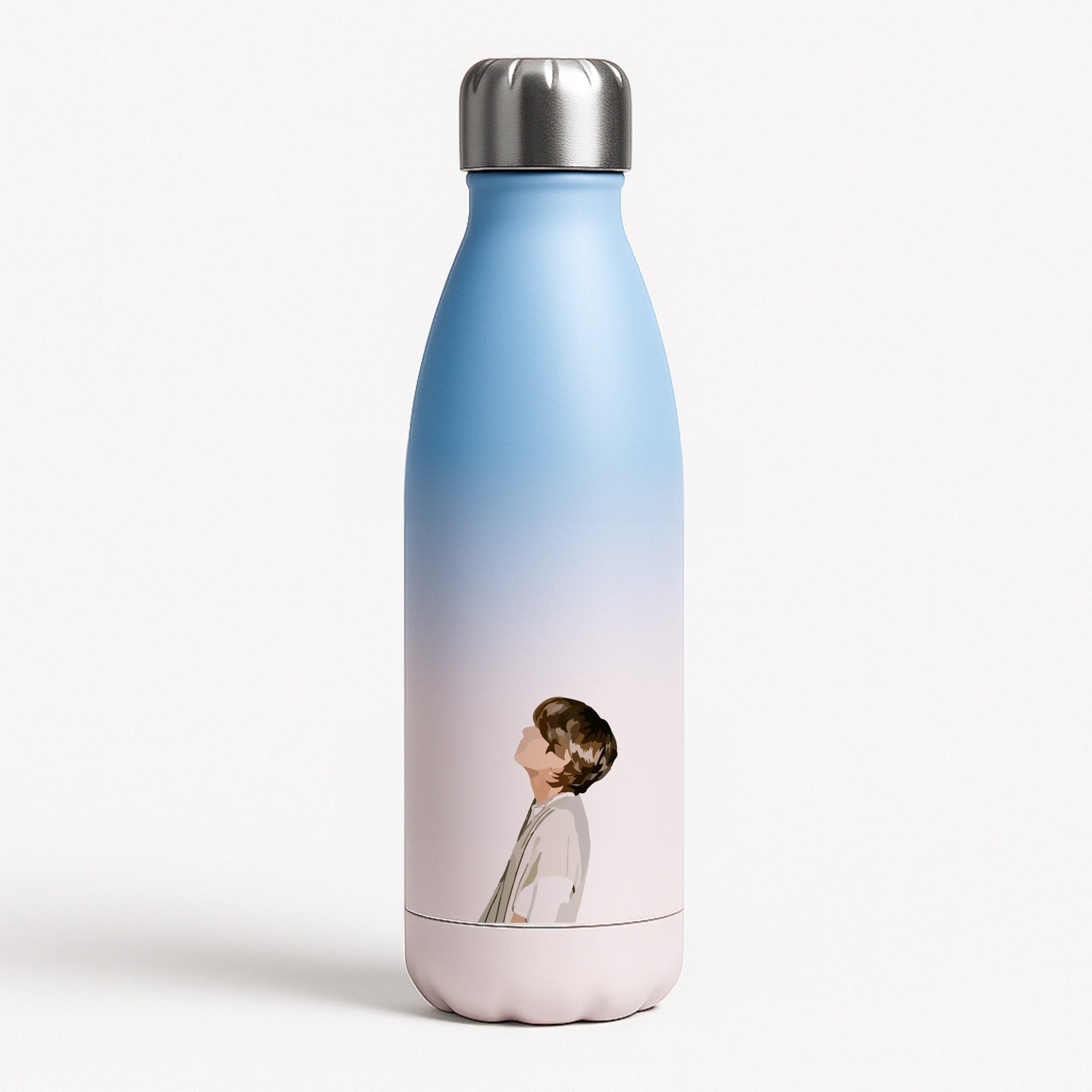 Cast Member - K Pop Blue Water Bottle