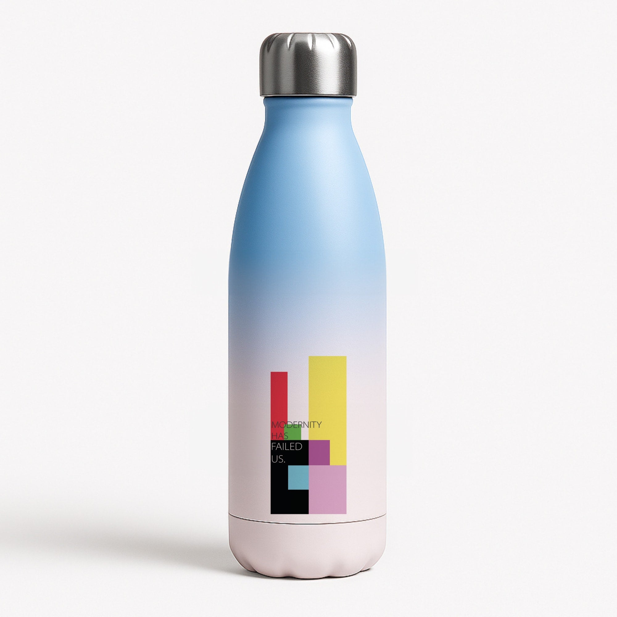 Modernity Has Failed Us - The 1975 Blue Water Bottle