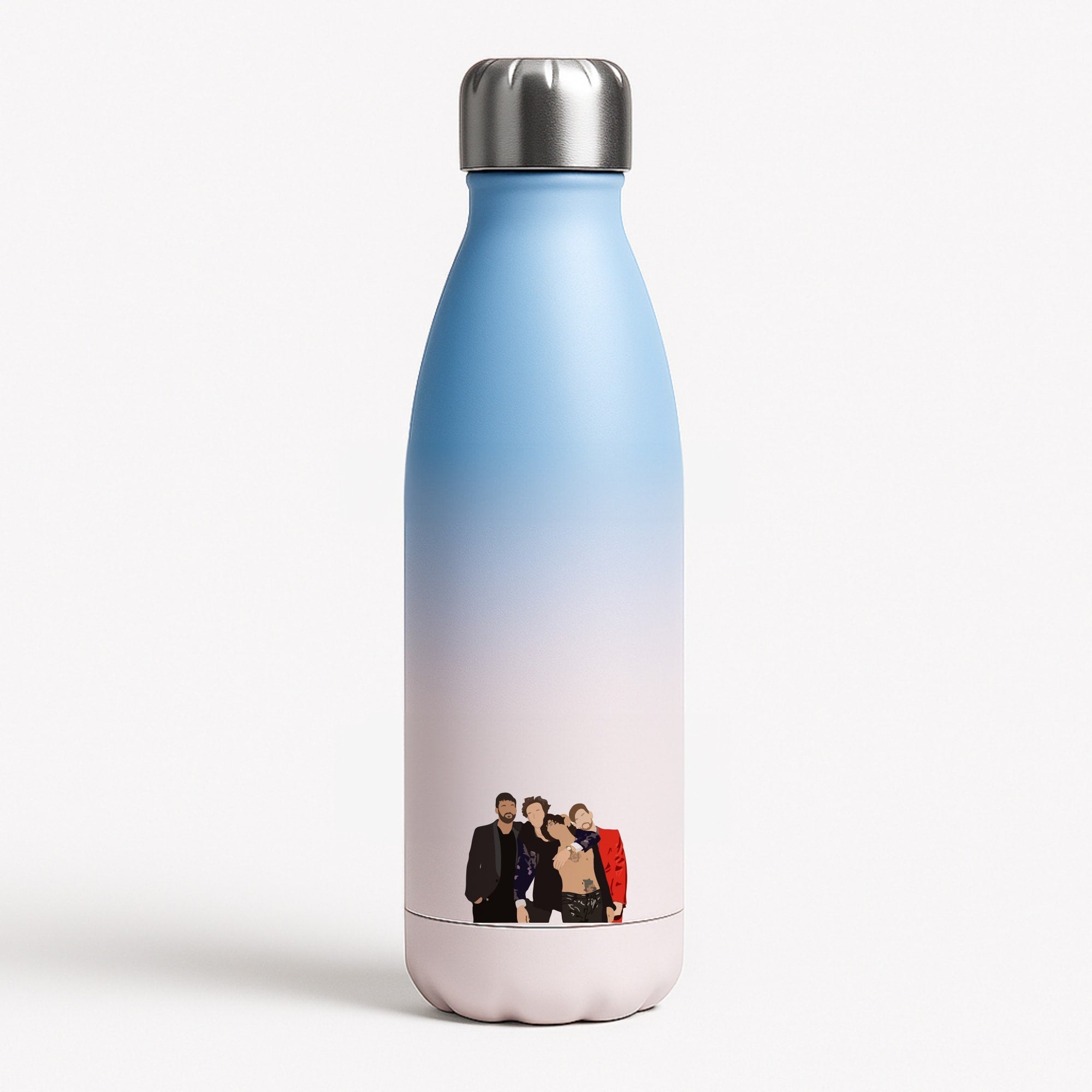1975 Band Blue Water Bottle