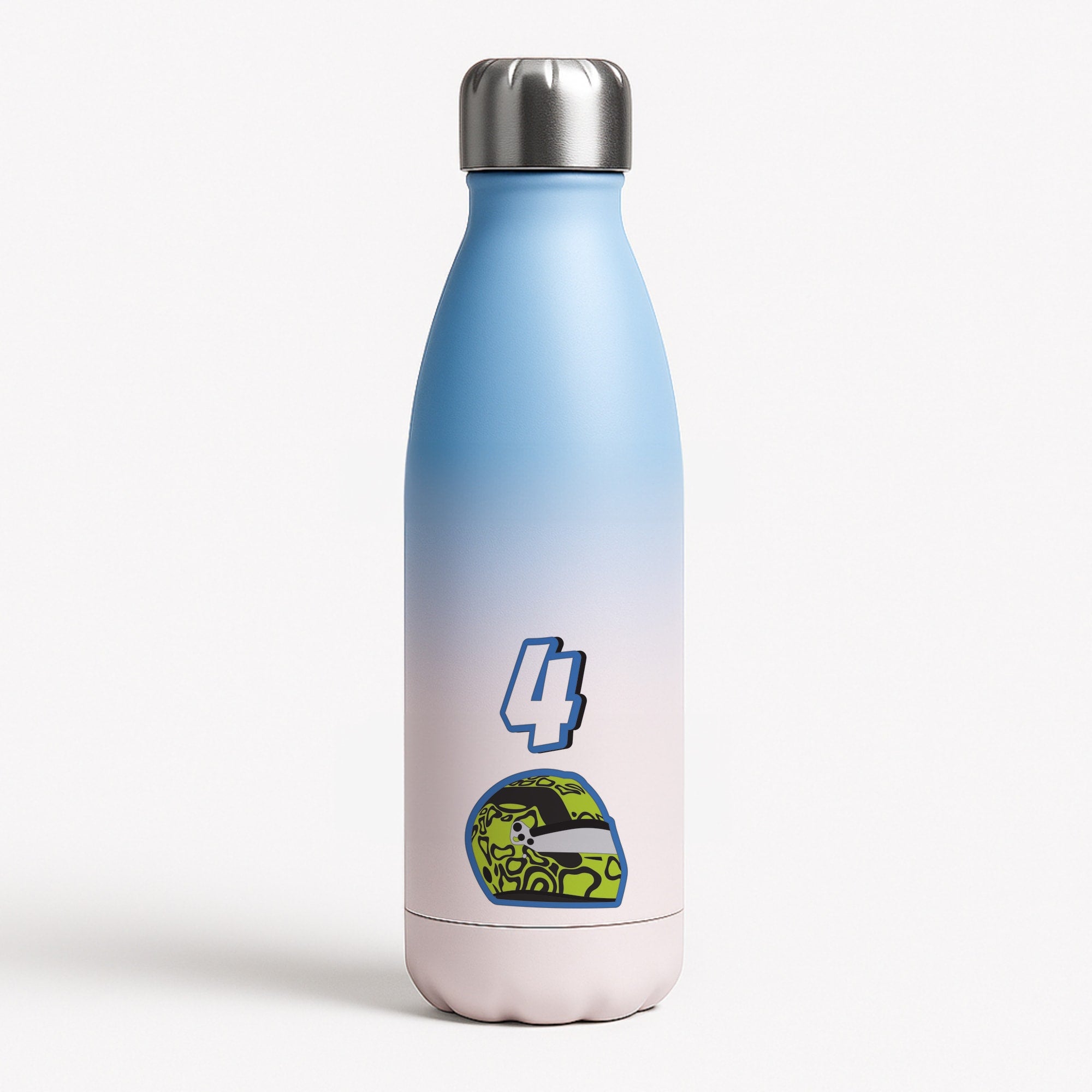 Helmet 4 Blue Water Bottle
