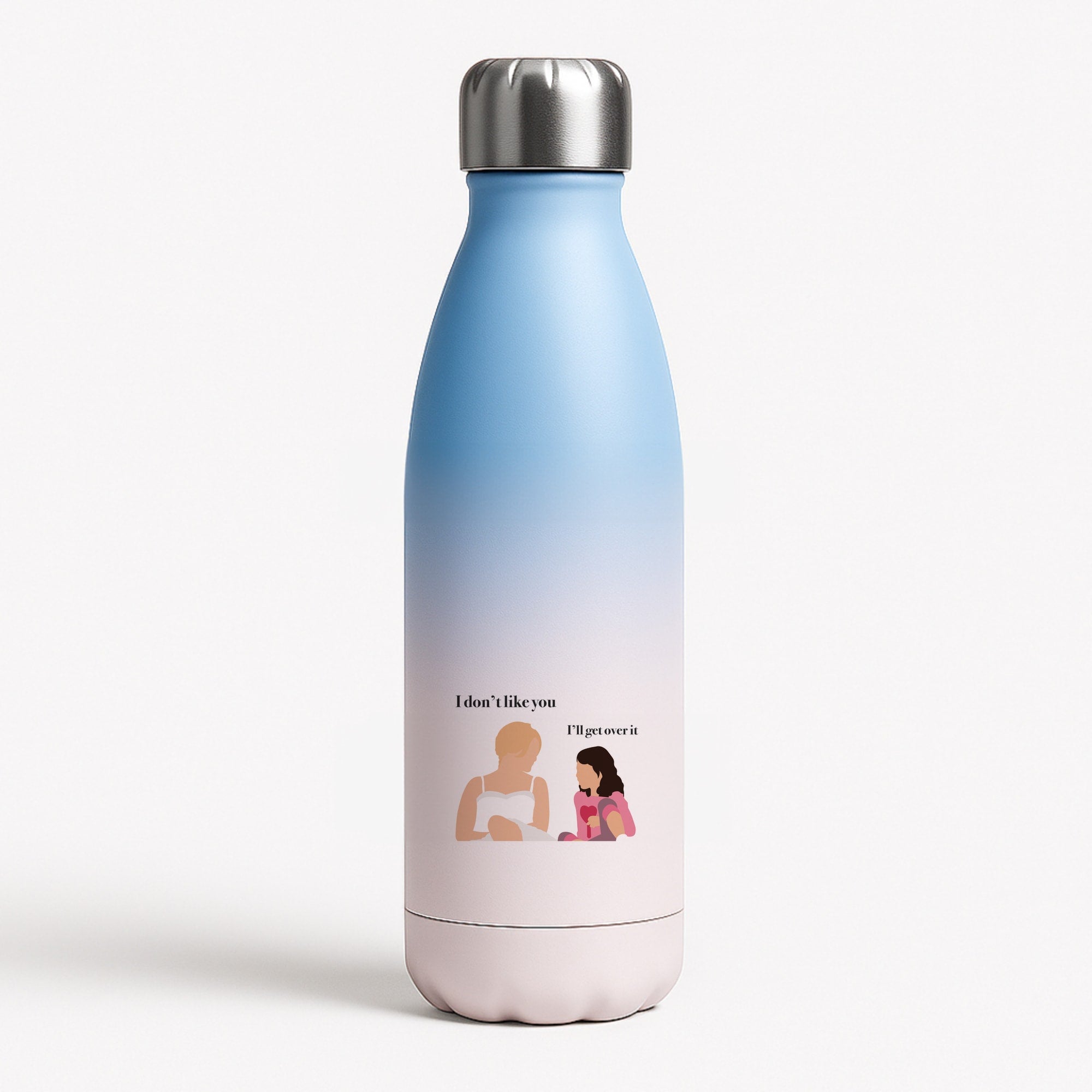 I'll Get Over It Blue Water Bottle